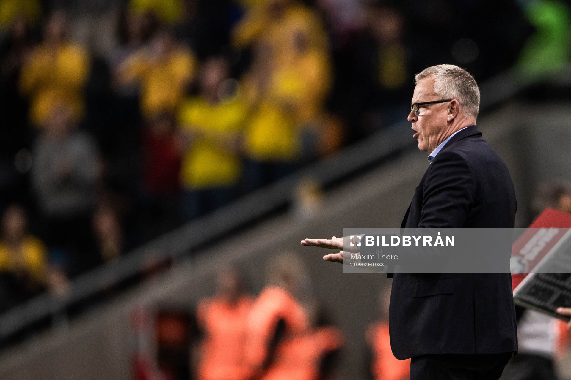 Head coach Janne Andersson of Sweden