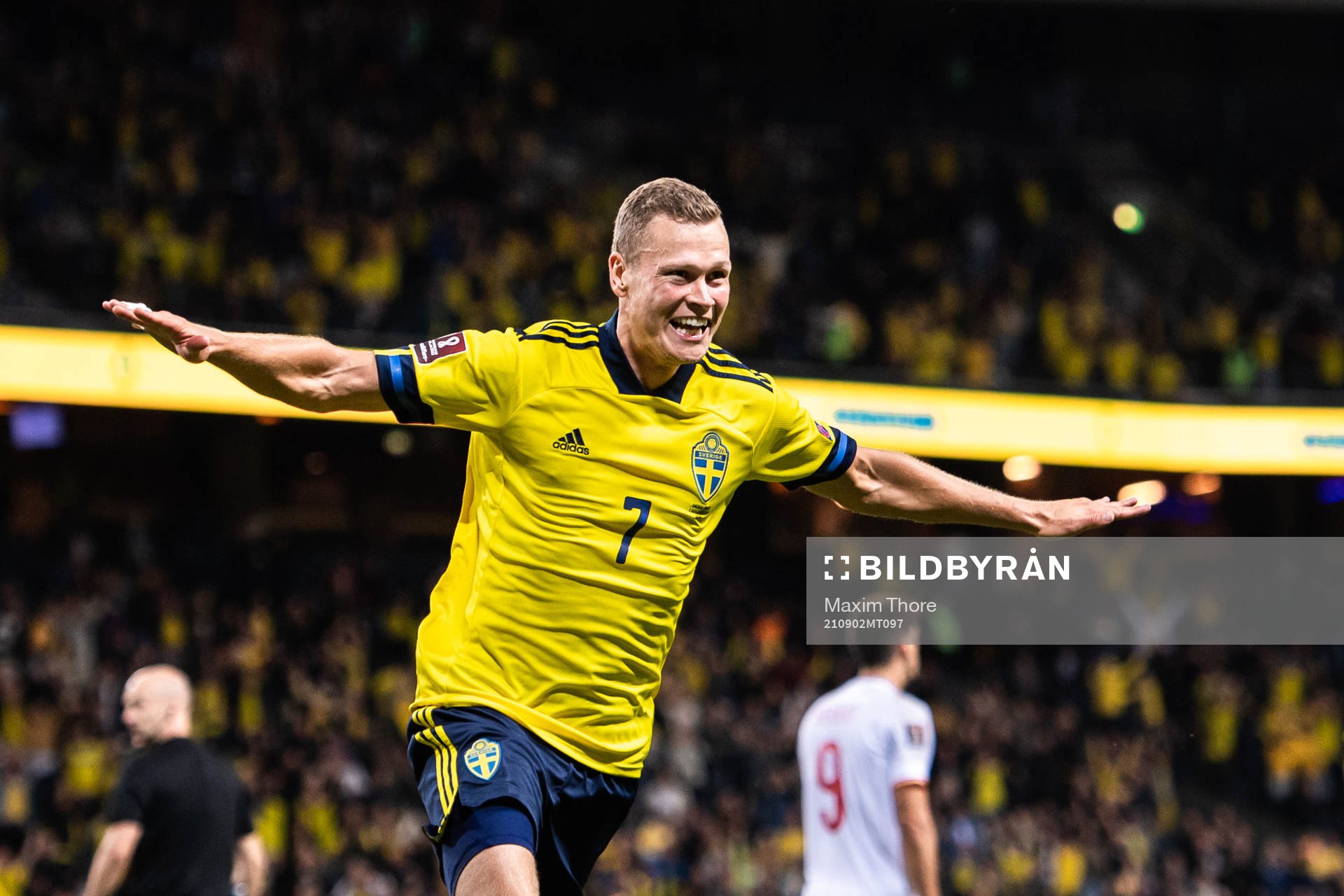 Viktor Claesson of Sweden celebrates