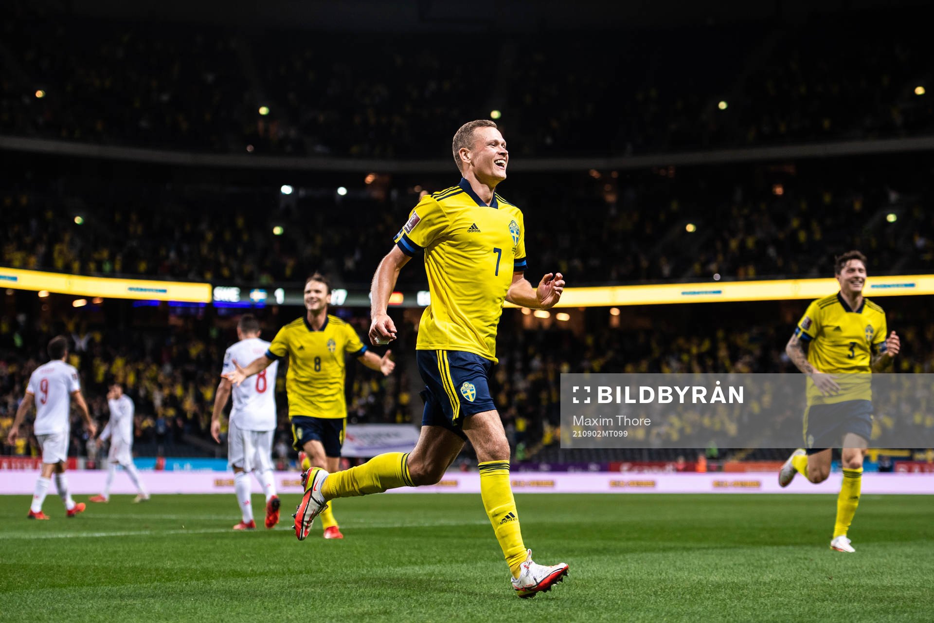 Viktor Claesson of Sweden celebrates