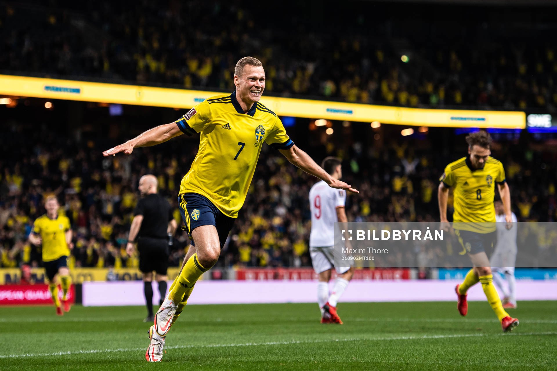 Viktor Claesson of Sweden celebrates