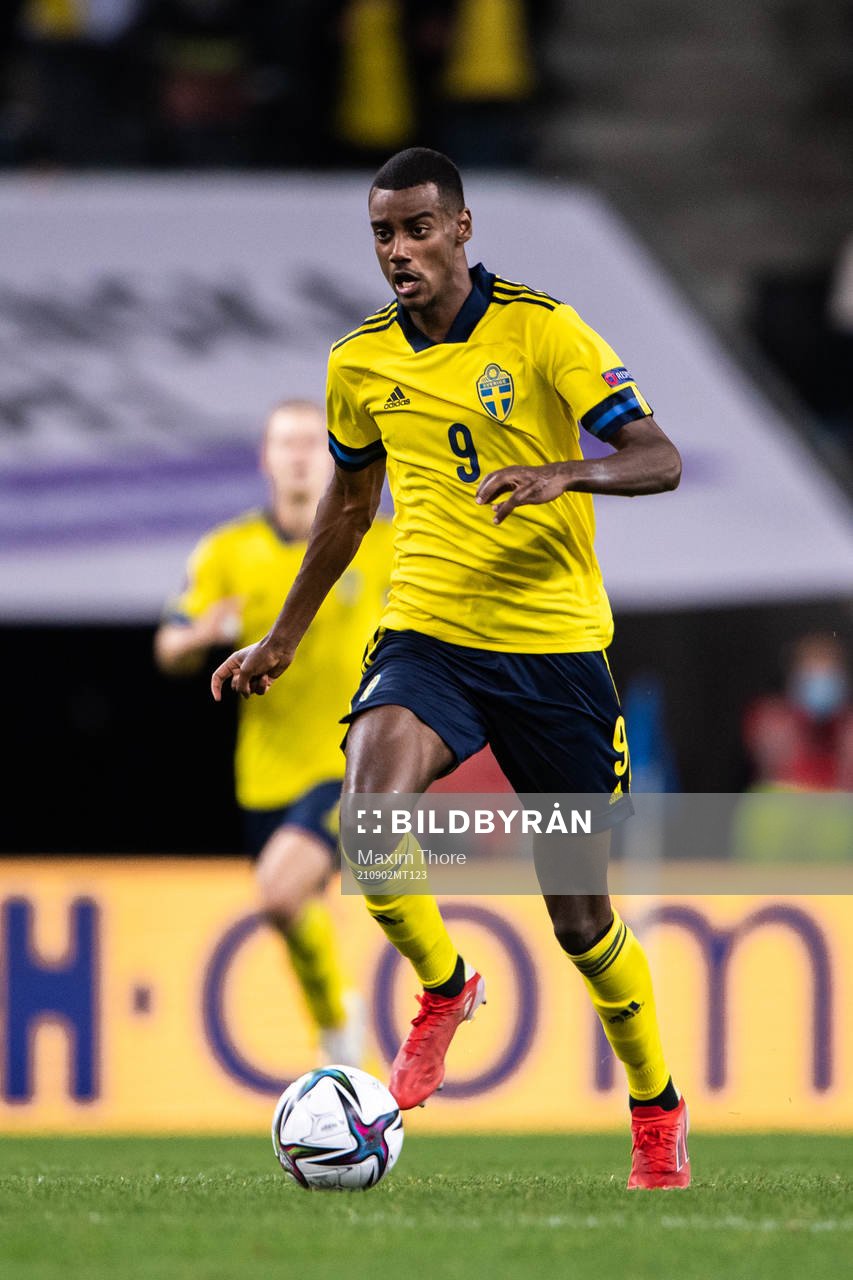 Alexander Isak of Sweden