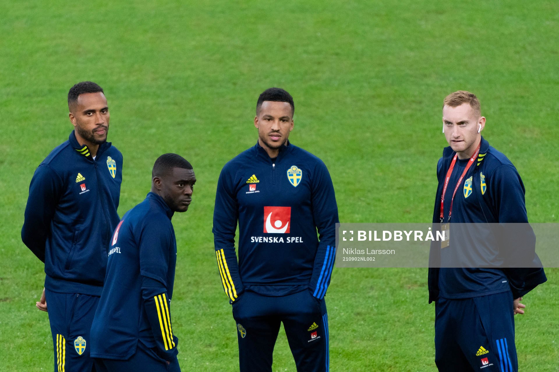 Isaac Kiese Thelin, Ken Sema, Martin Olsson and Dejan