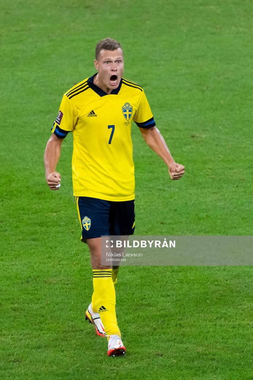 Viktor Claesson of Sweden celebrates