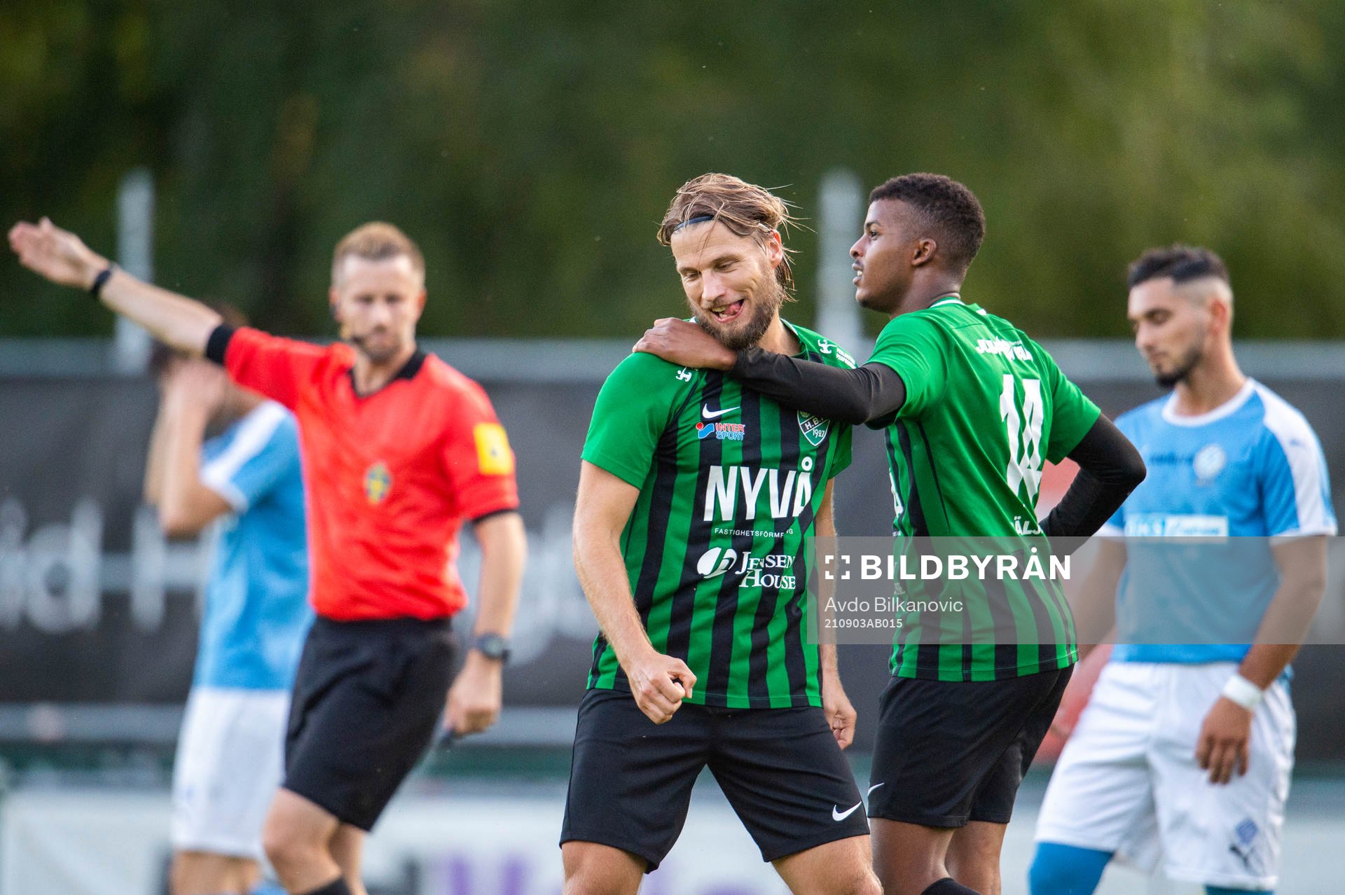 Högaborgs Mac Vladimir Grossmann och Abdi-Nasir Abdalle