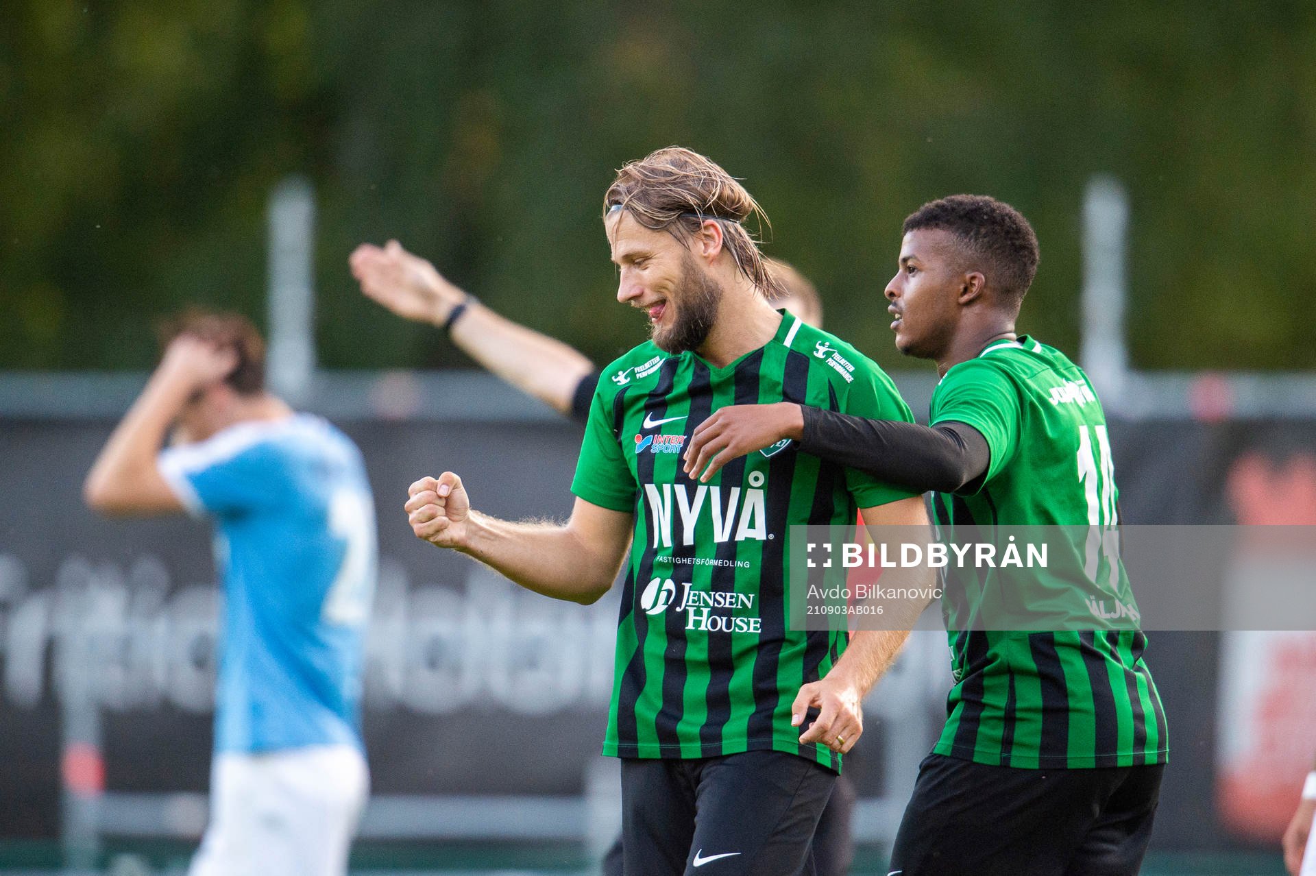 Högaborgs Mac Vladimir Grossmann och Abdi-Nasir Abdalle