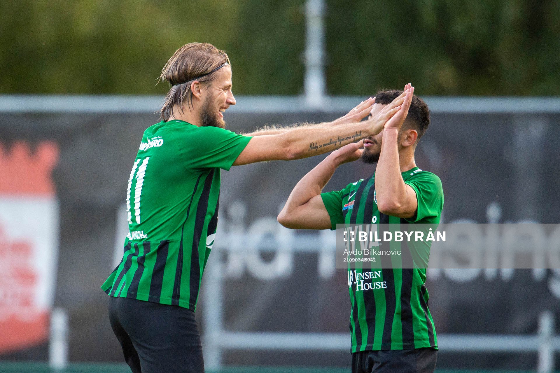 Högaborgs Mac Vladimir Grossmann och  Ahmad El Khalayli