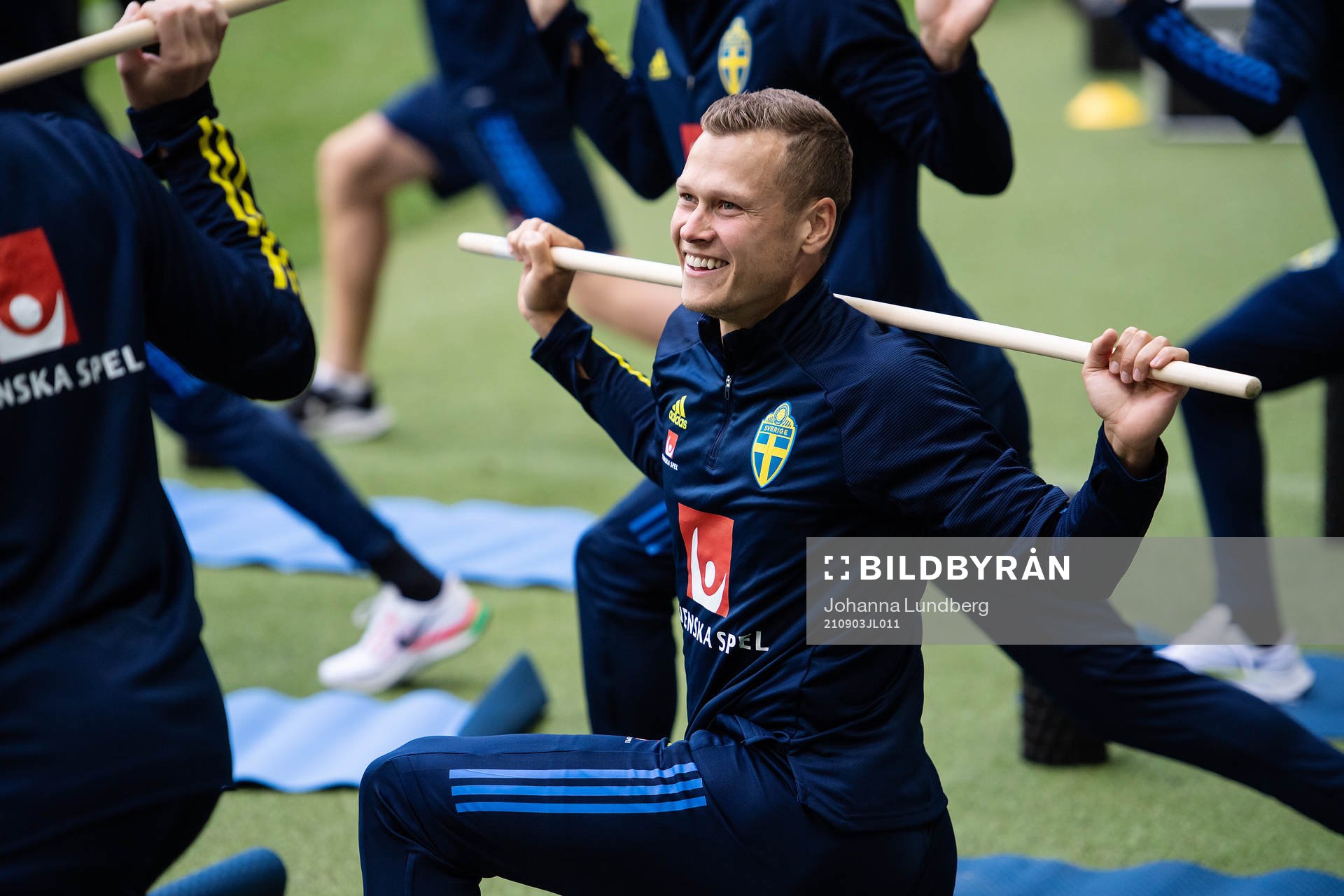 Viktor Claesson of the Swedish national team