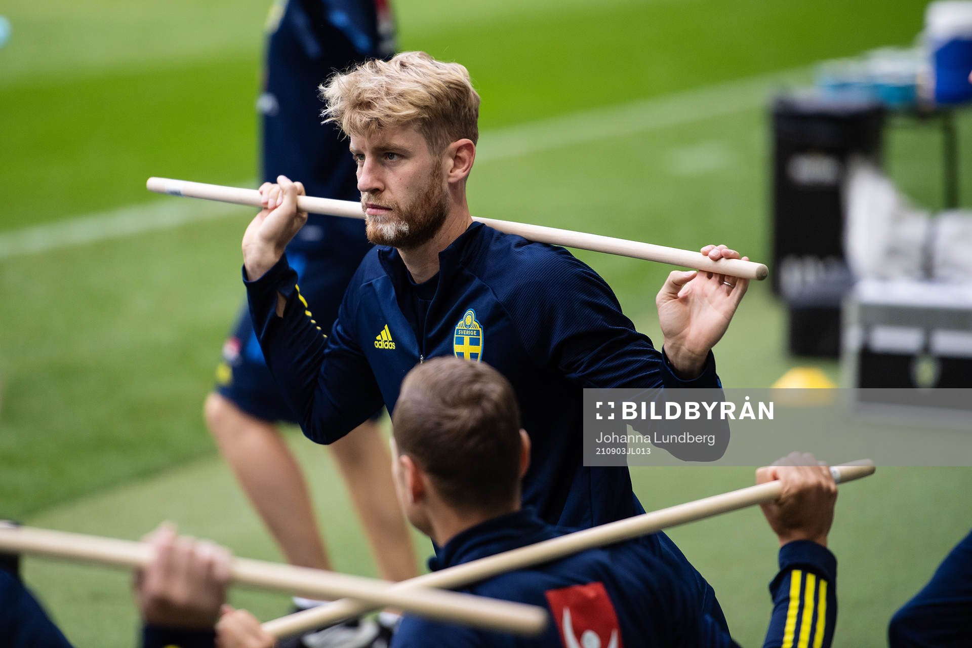 Filip Helander of the Swedish national team
