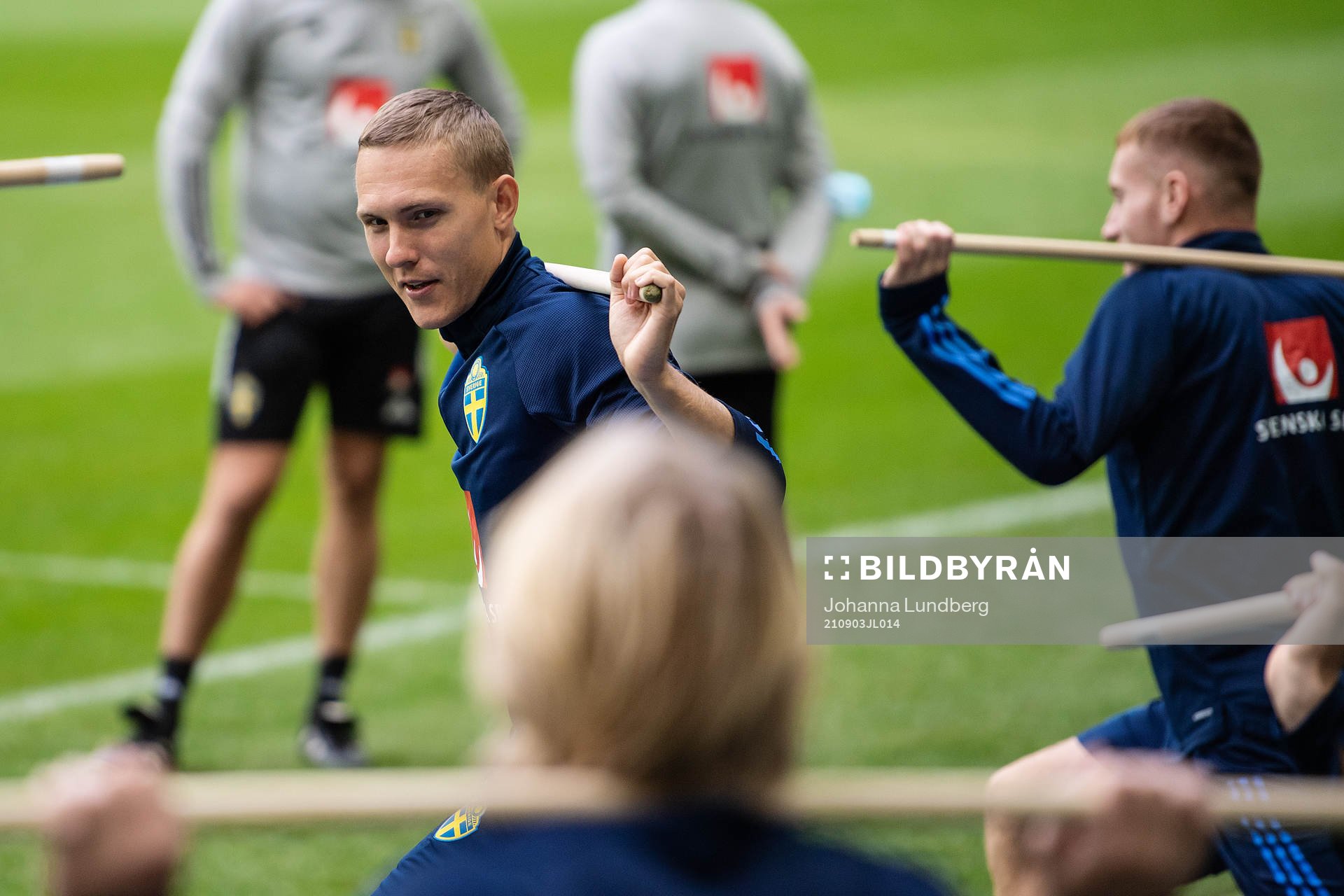 Ludwig Augustinsson of the Swedish national team