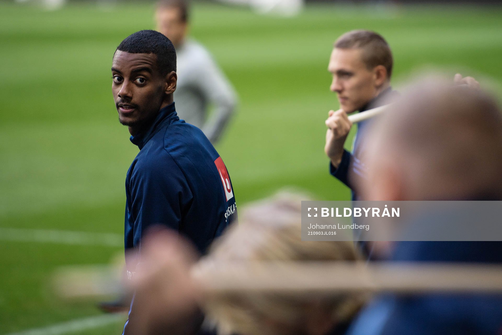 Alexander Isak of the Swedish national team
