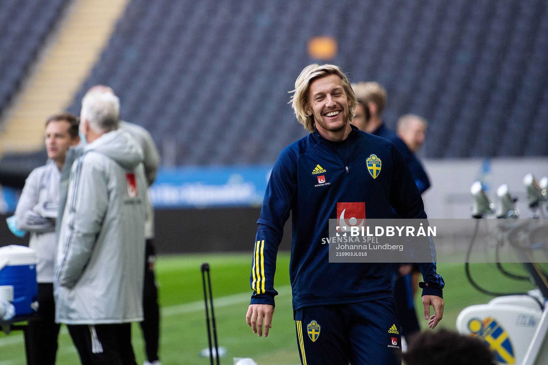 Emil Forsberg of the Swedish national team