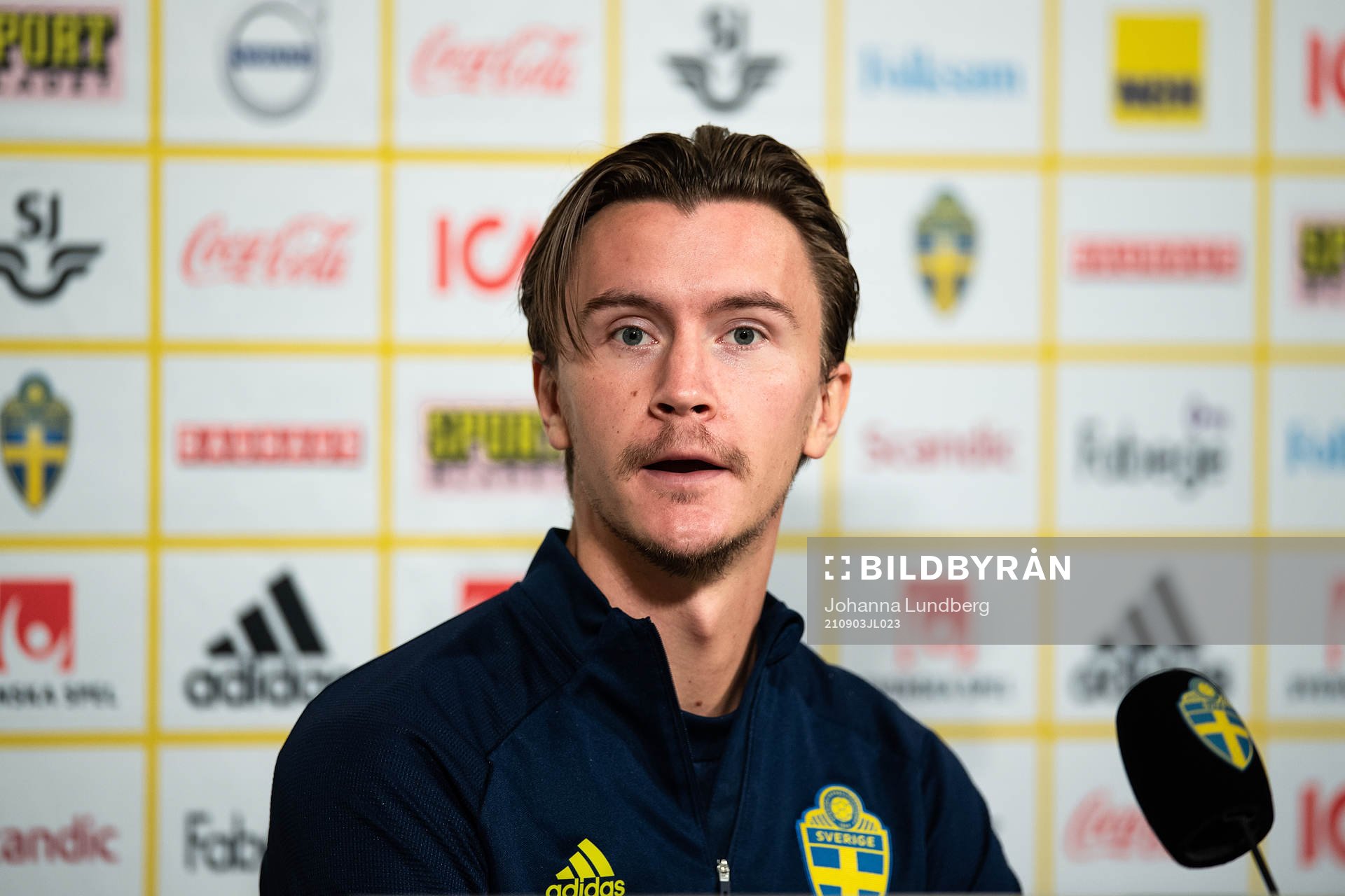 Kristoffer Olsson of the Swedish national team