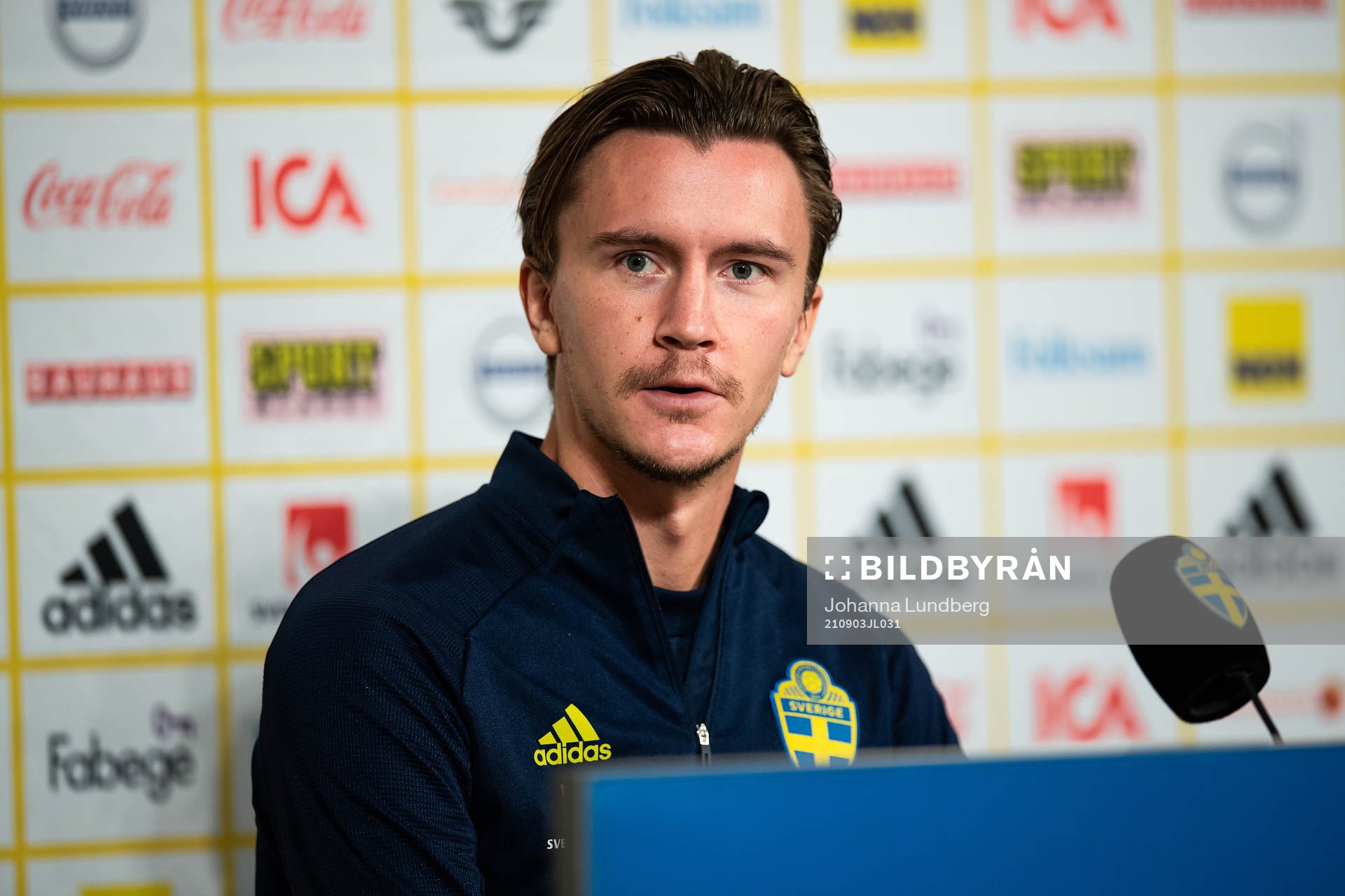 Kristoffer Olsson of the Swedish national team