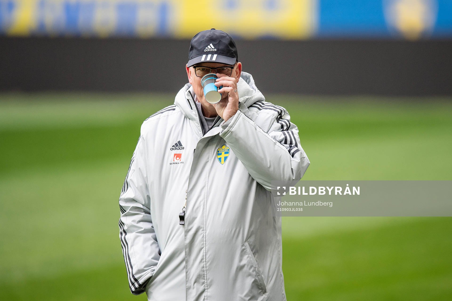 head coach Janne Andersson of the Swedish national team