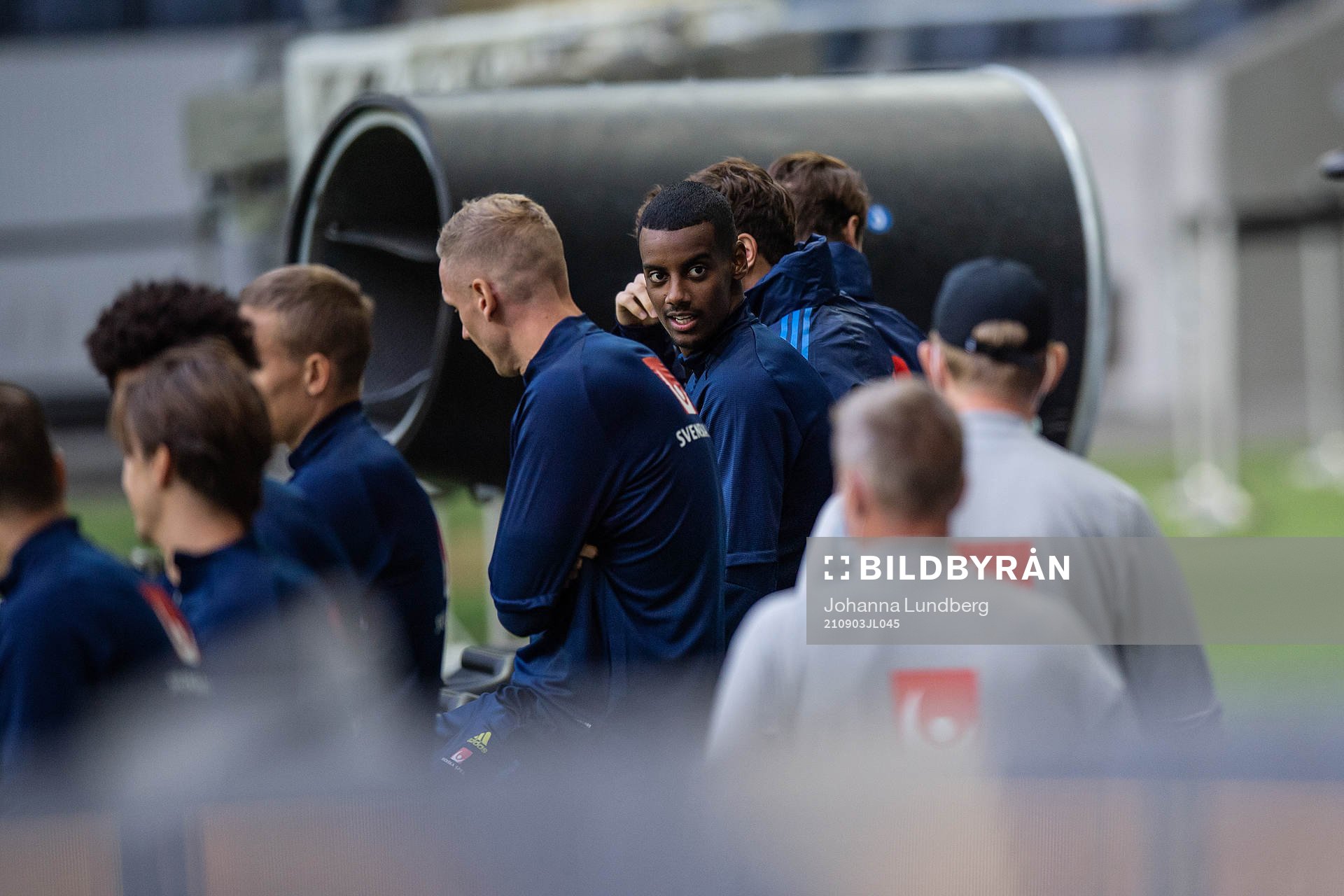 Alexander Isak of the Swedish national team