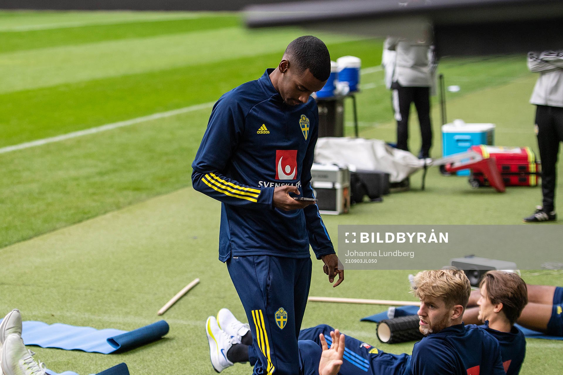 Alexander Isak of the Swedish national team