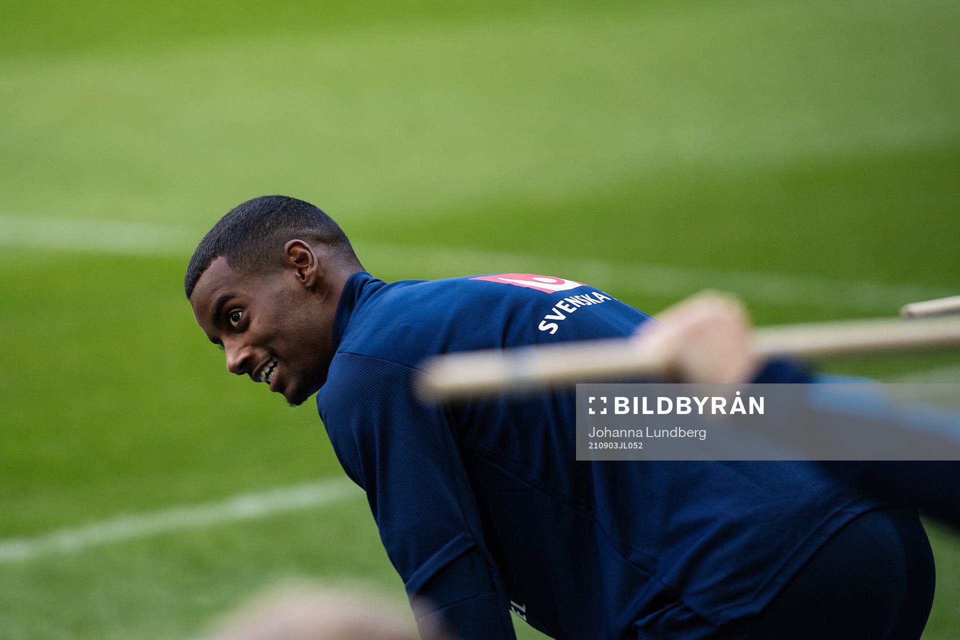 Alexander Isak of the Swedish national team