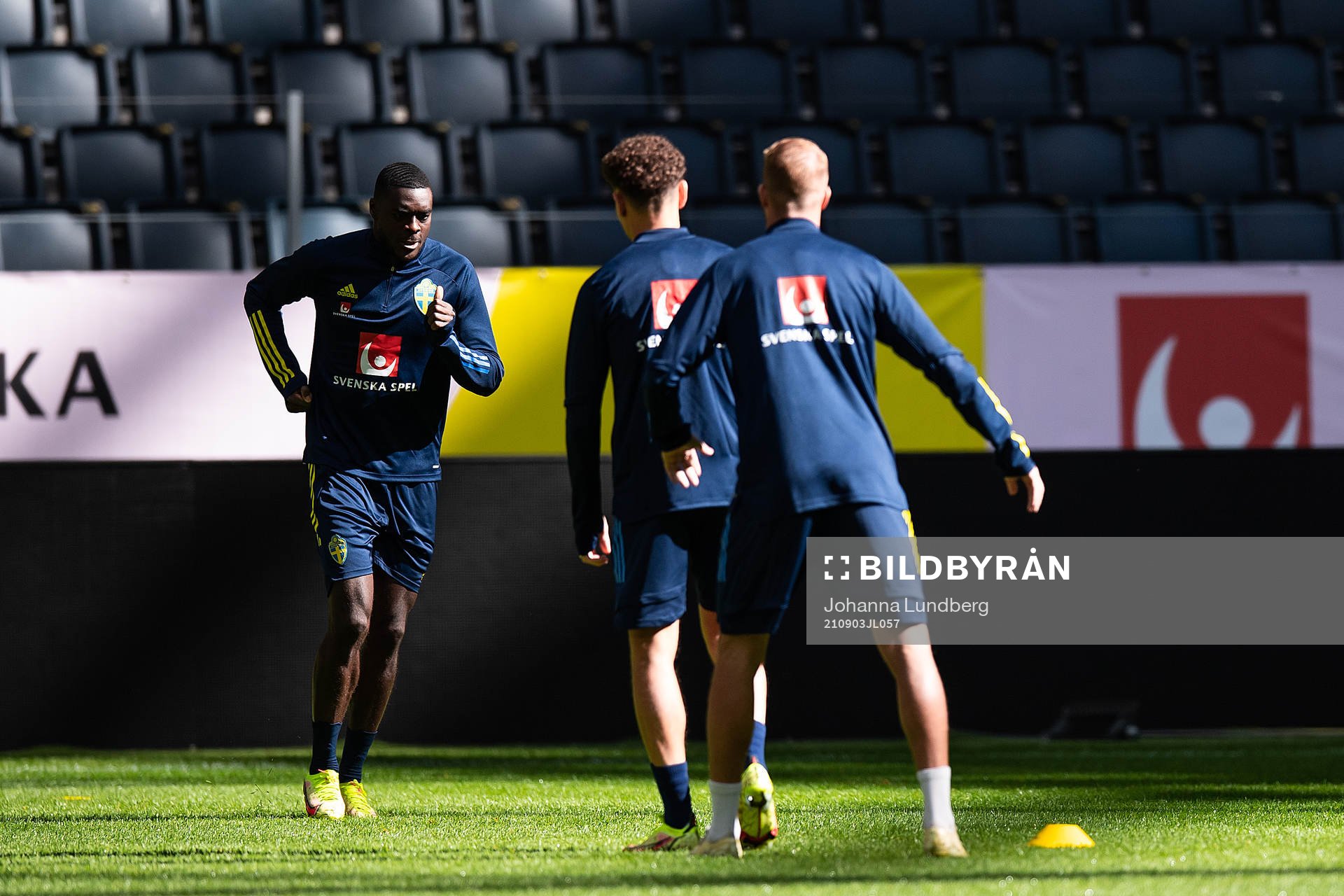 Ken Sema of the Swedish national team