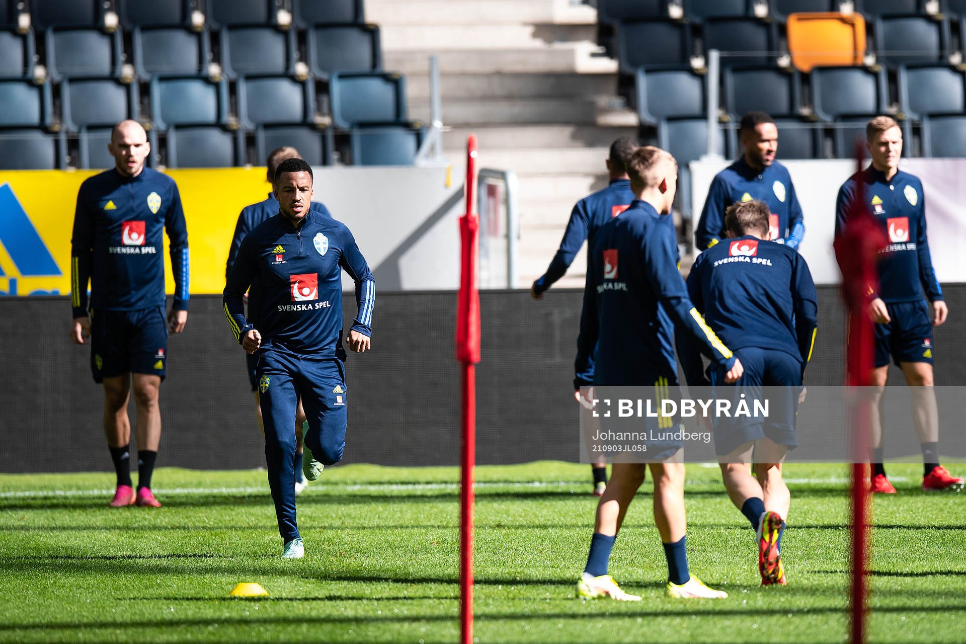 Martin Olsson of the Swedish national team
