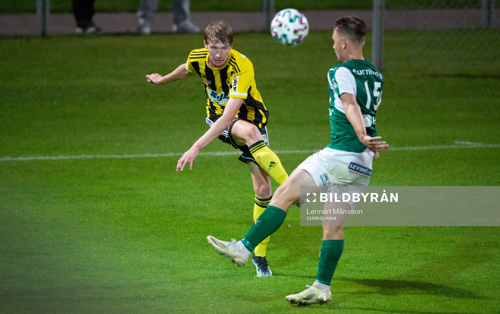 IFK Hässleholms Hugo Arvidsson i matchen i division 2
