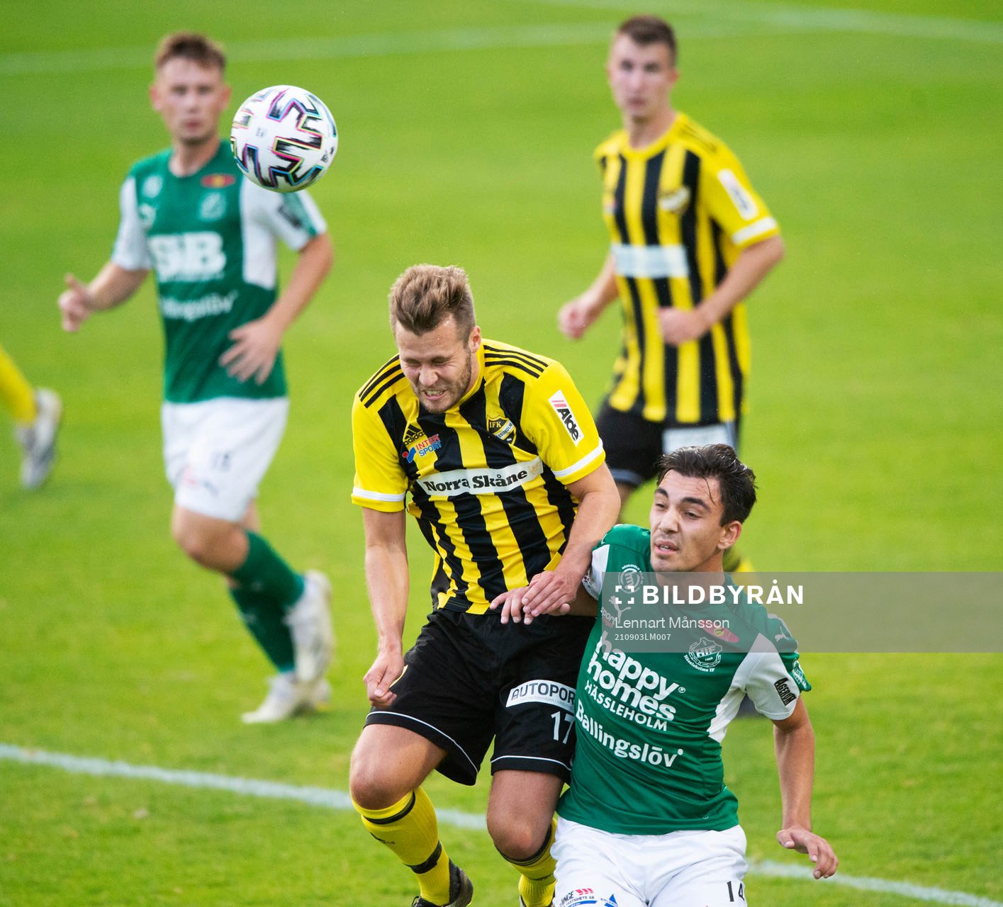 IFK Hässleholms  Marcus Thuvesson i matchen i division 2