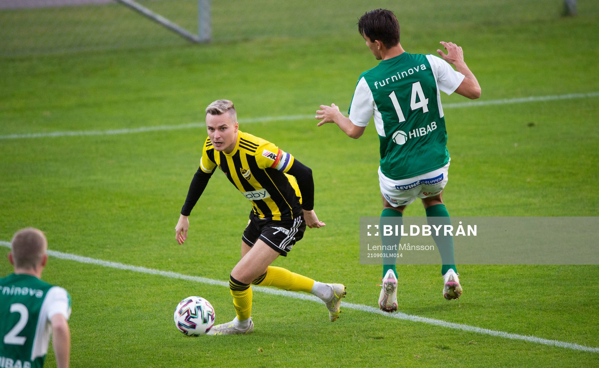 IFK Hässleholms Danny Gunnarsson i matchen i division 2