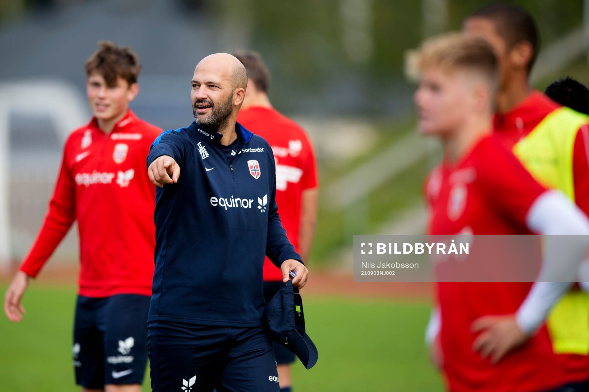Luis Pimenta head coach of the Norwegian national football