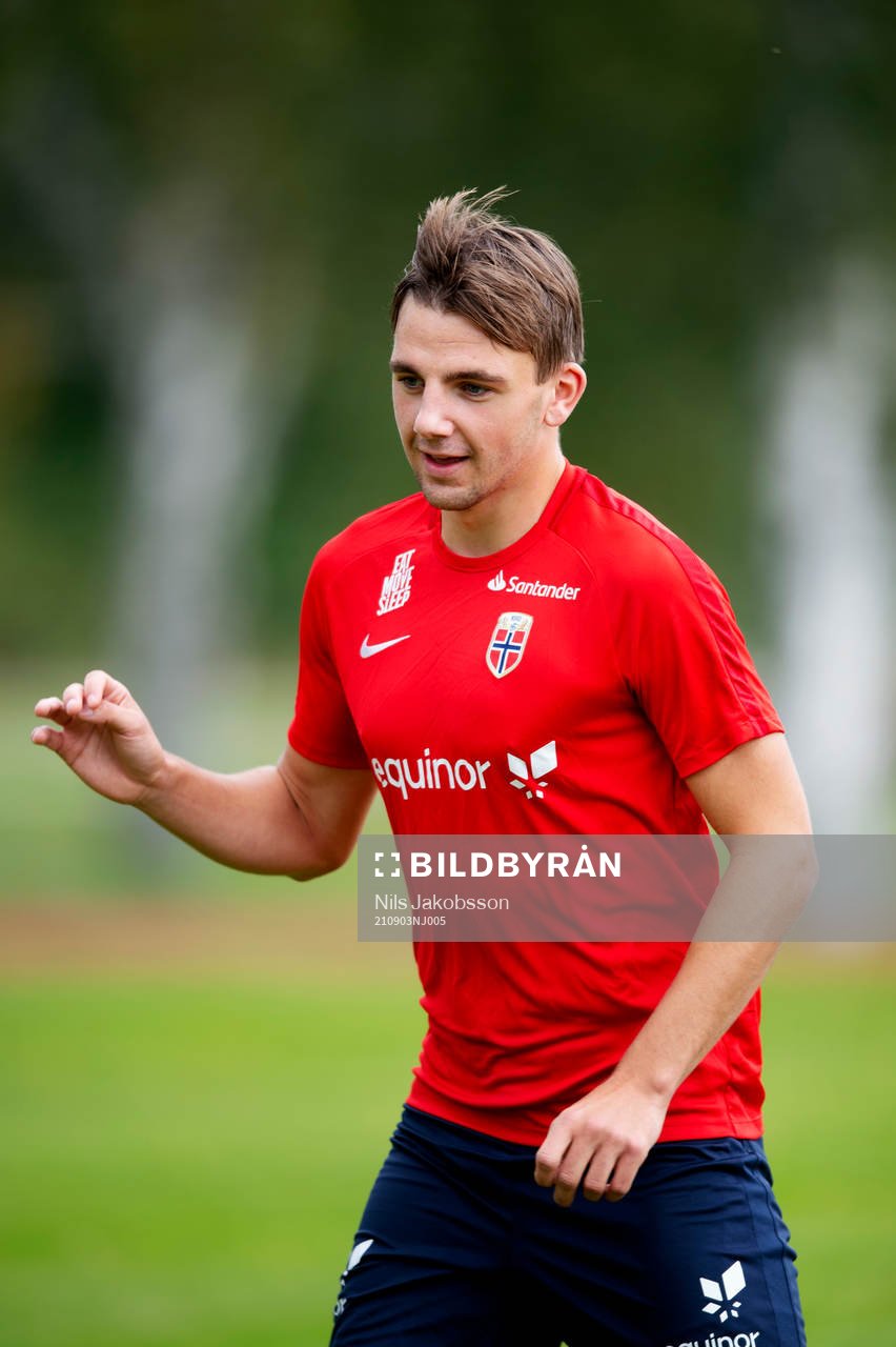 Niklas Ødegård of the Norwegian national football team u17