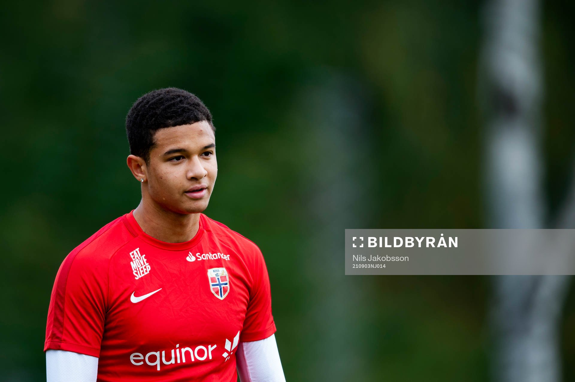 Jacob Dicko Eng of the Norwegian national football team u17