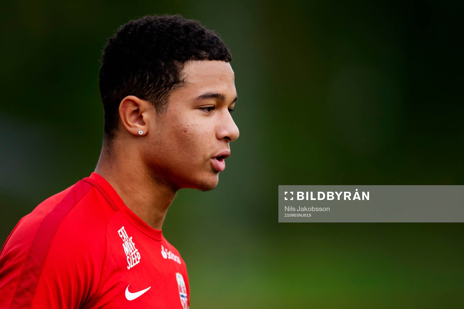 Jacob Dicko Eng of the Norwegian national football team u17