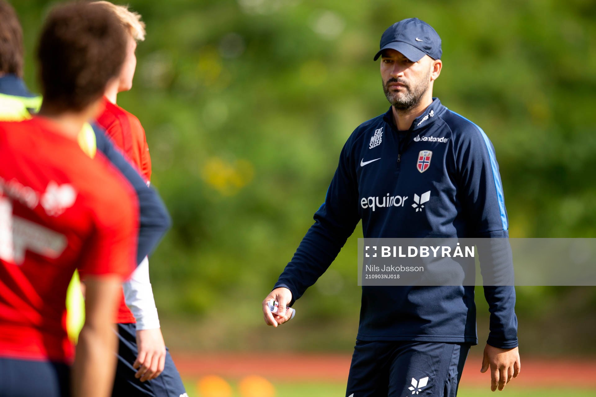 Luis Pimenta head coach of the Norwegian national football