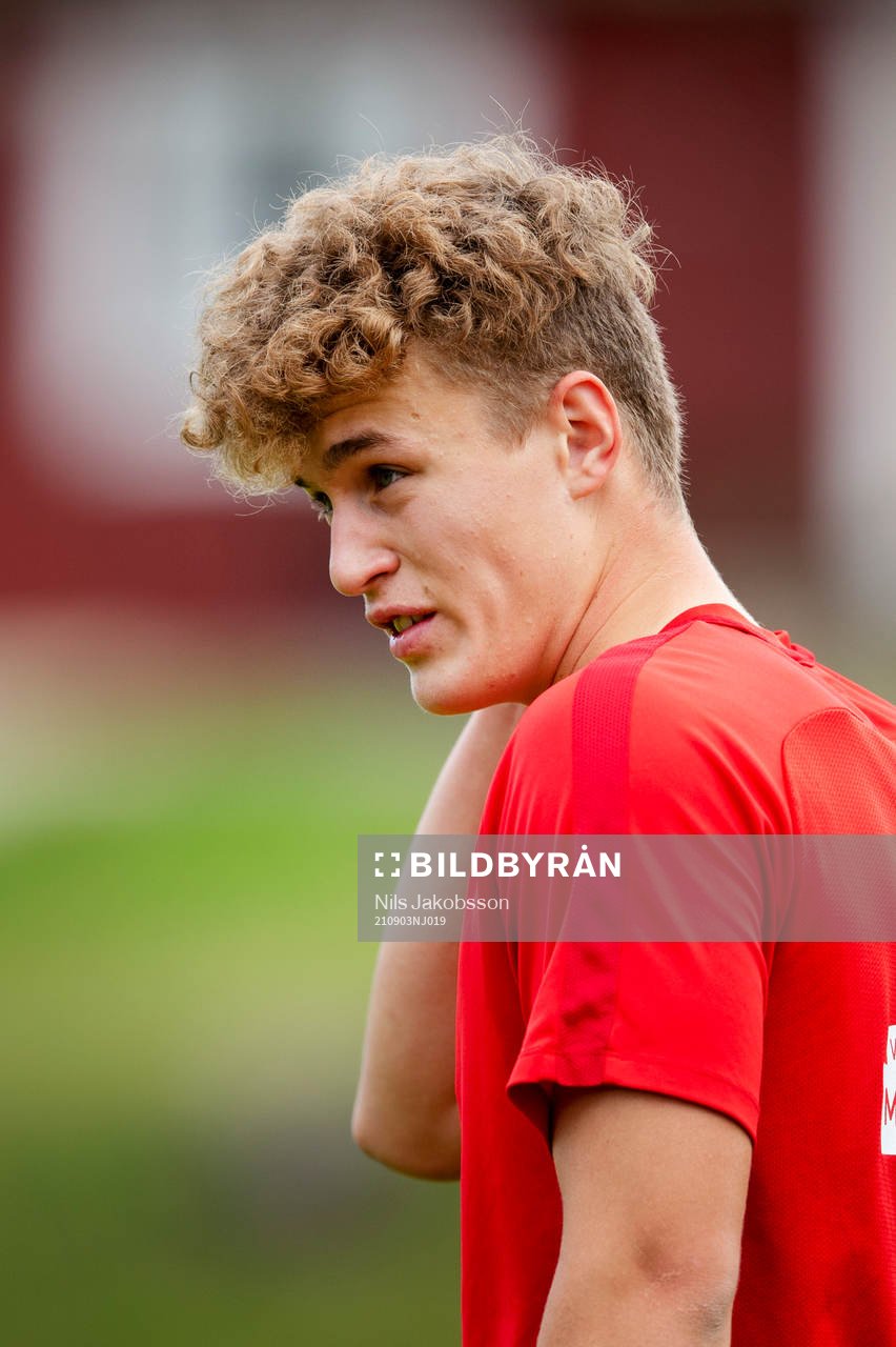 Oskar Sivertsen of the Norwegian national football team u17