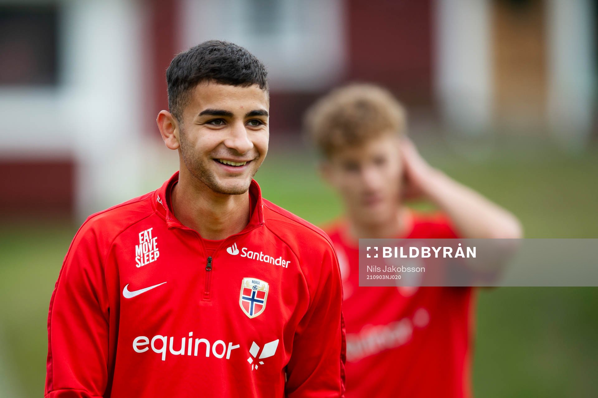 Moutaz Ali Alzubi of the Norwegian national football team