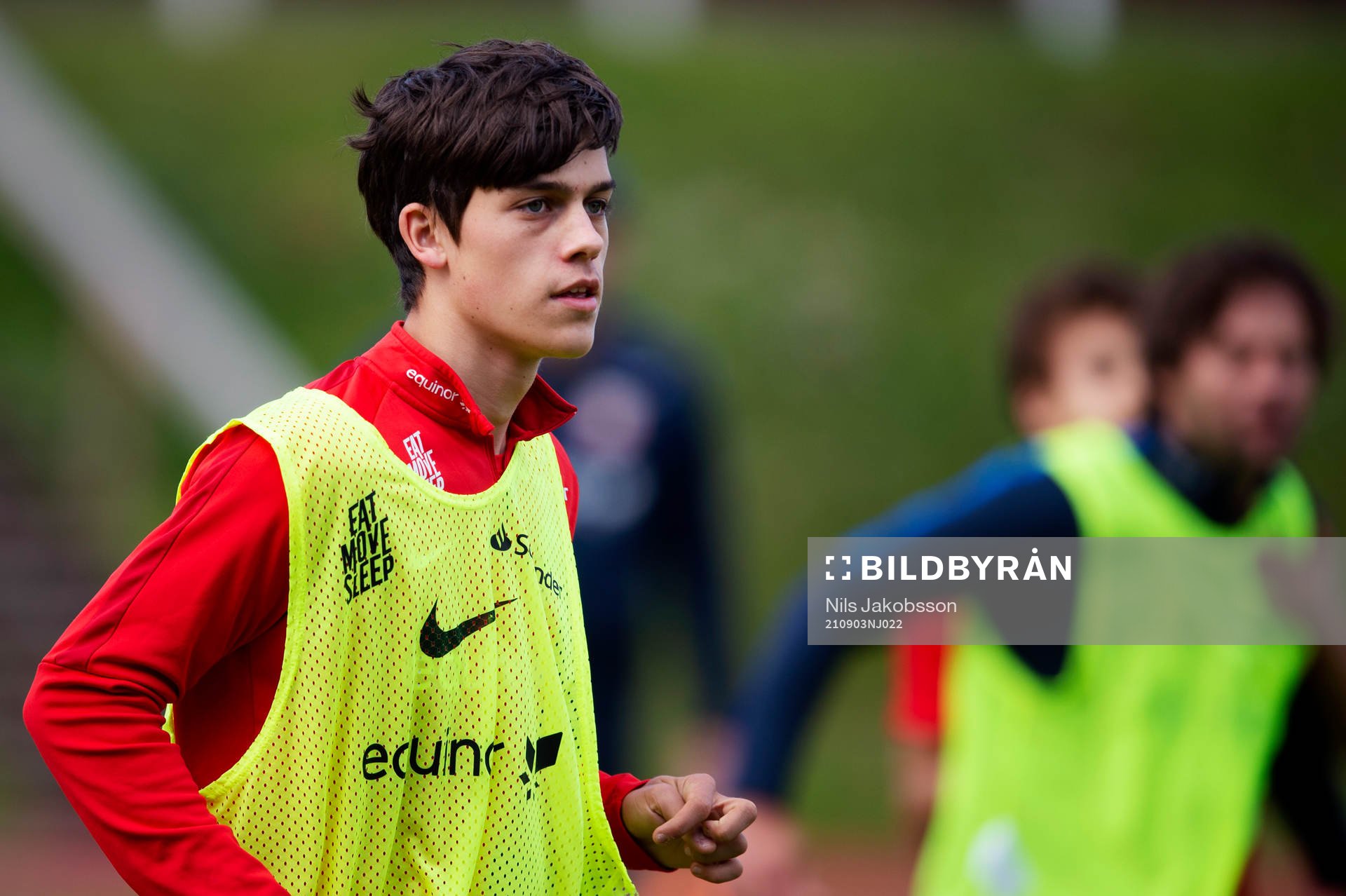 Magnus Riisnæs of the Norwegian national football team u17