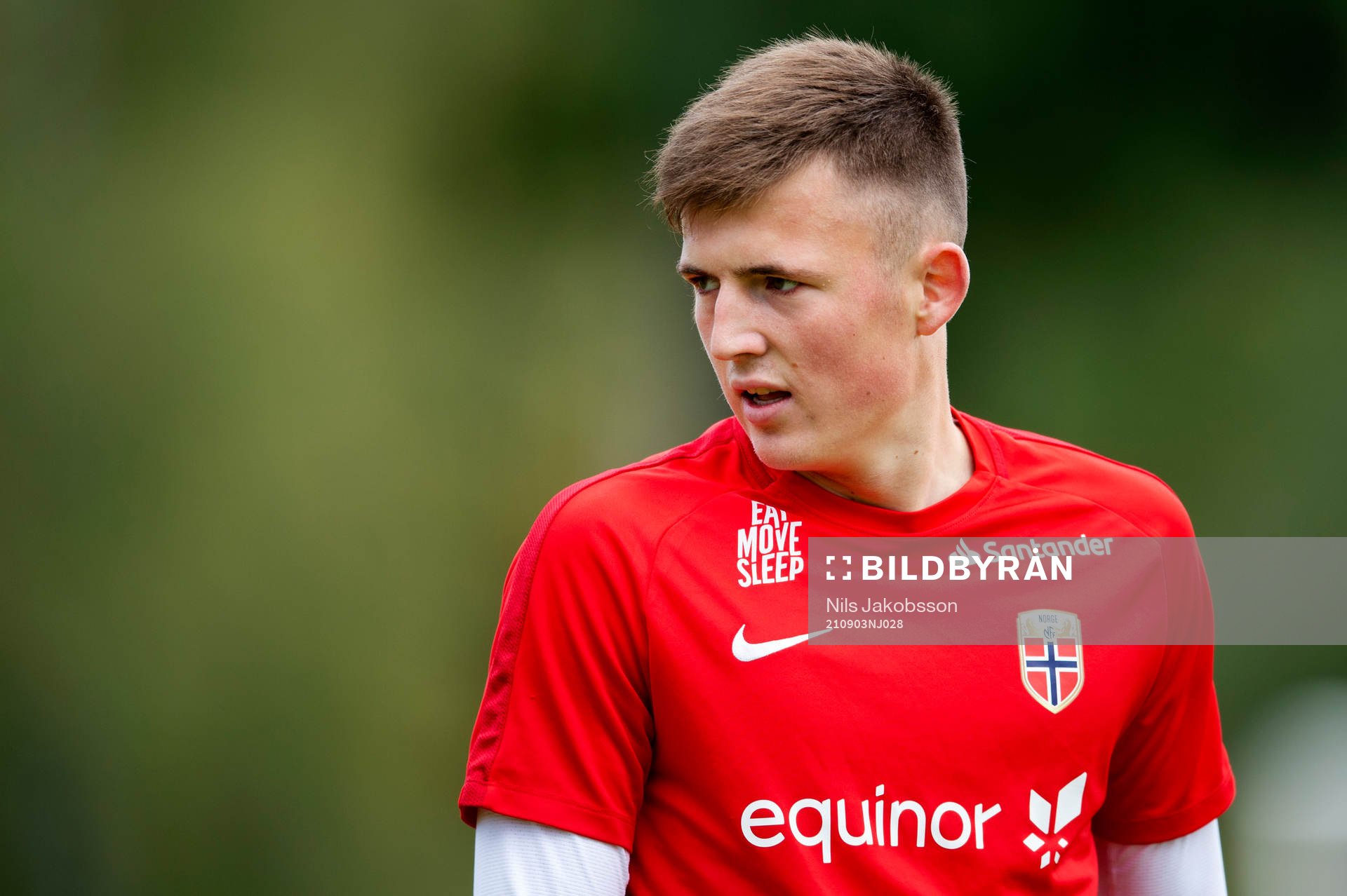 Syver Aas of the Norwegian national football team u17