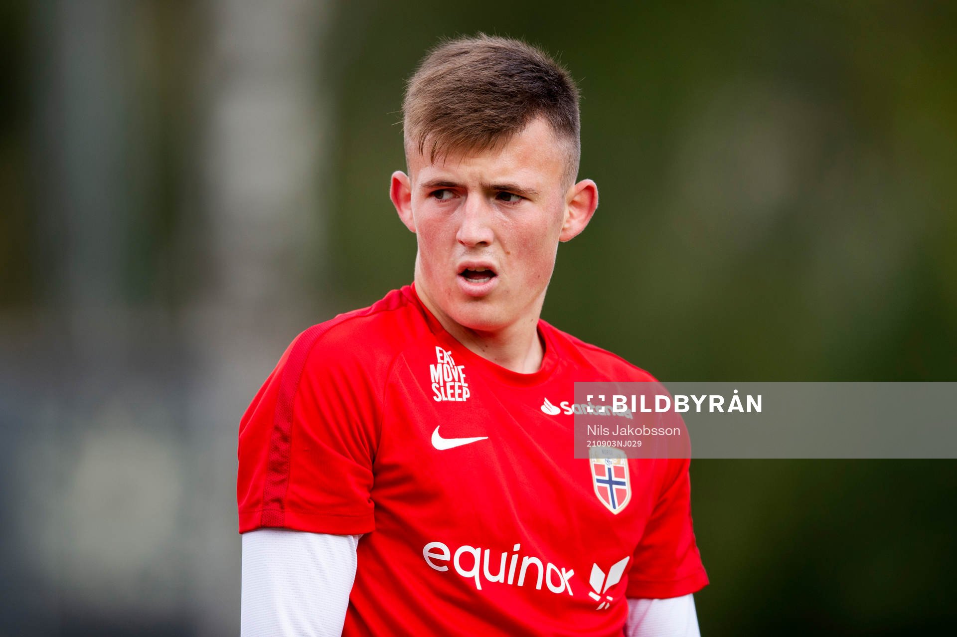 Syver Aas of the Norwegian national football team u17