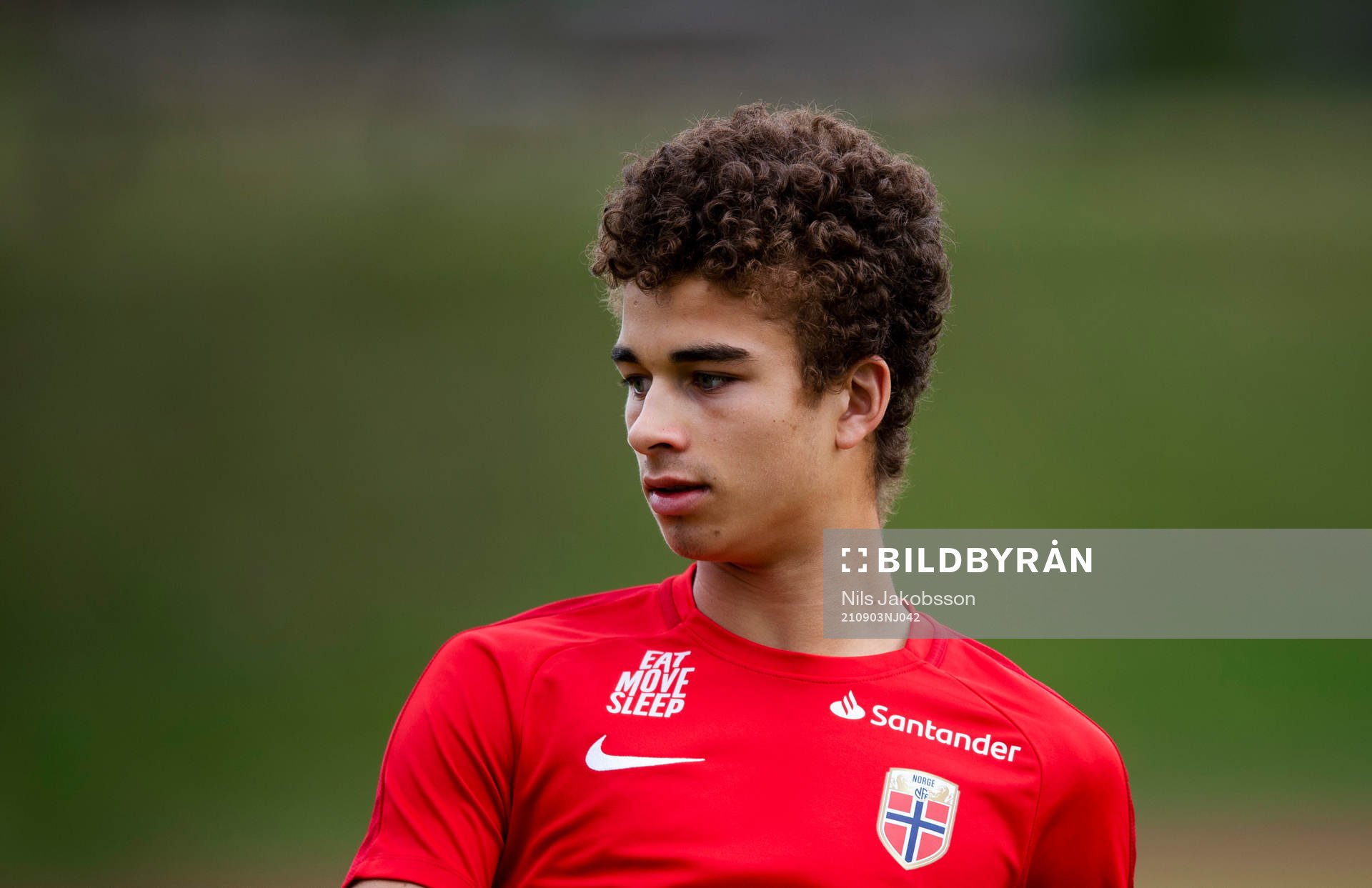 Henrik Skogvold of the Norwegian national football team u17