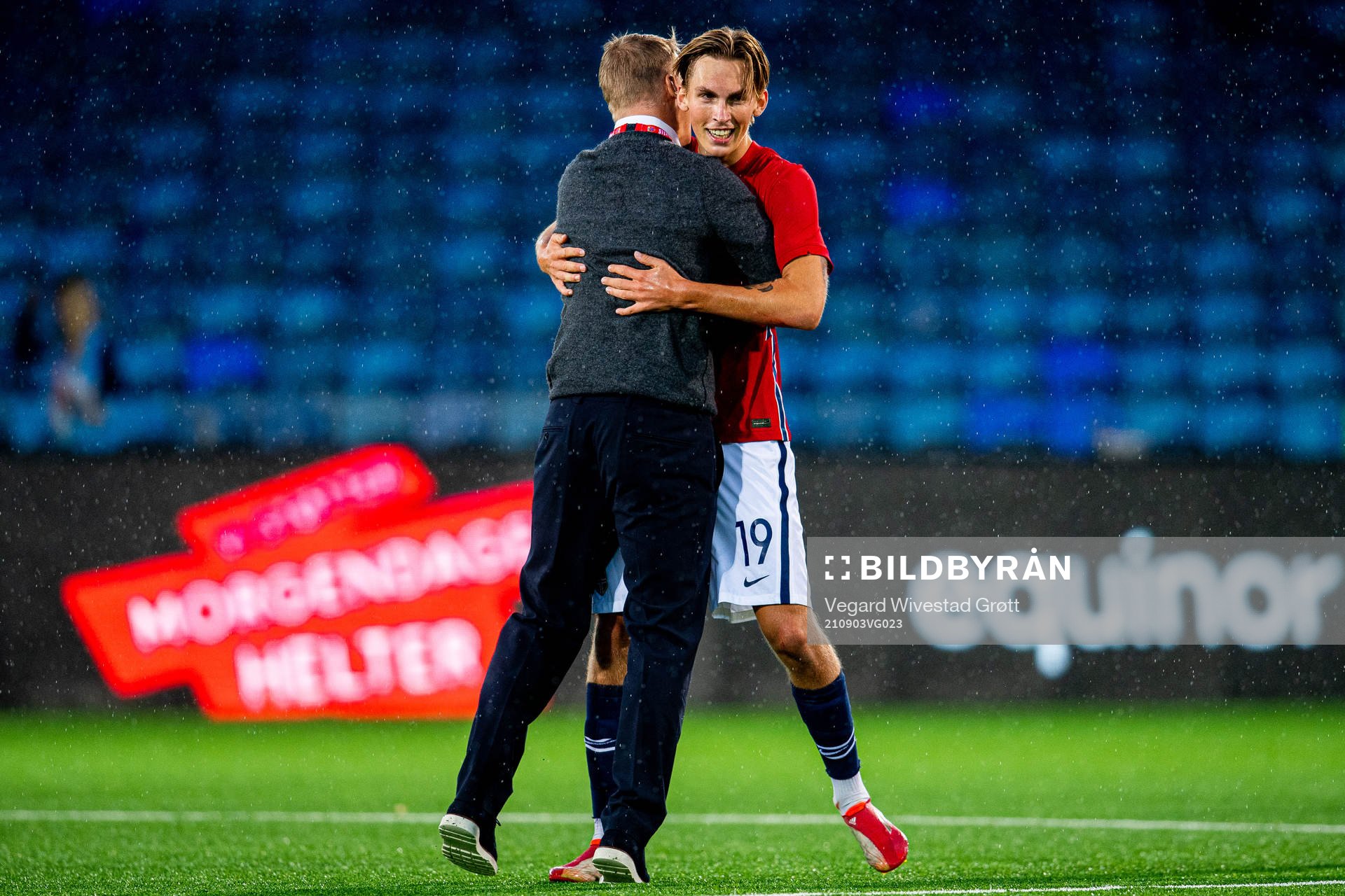 Leif Gunnar Smerud, head coach of Norway, and Kristoffer