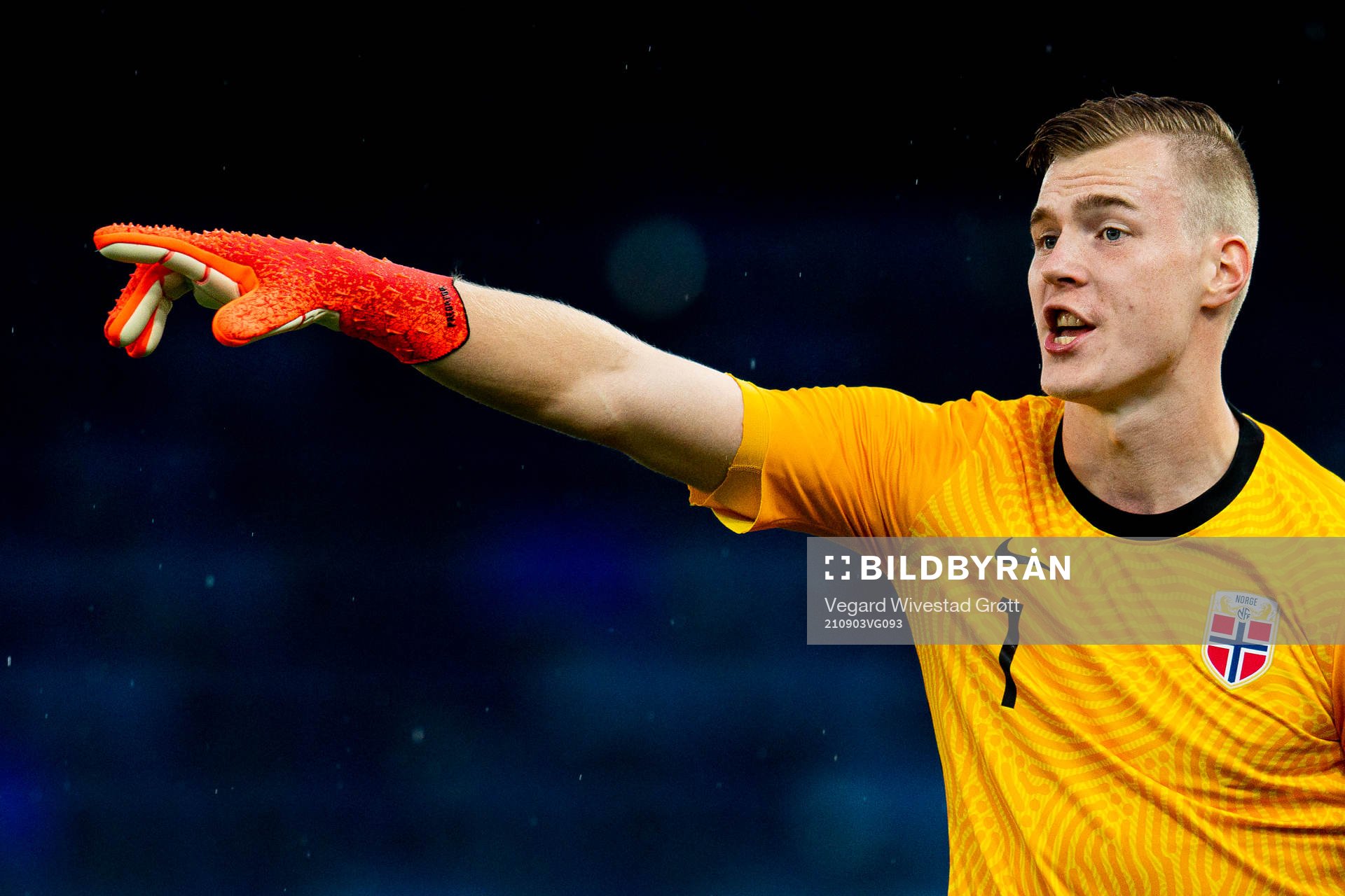 Goalkeeper Kristoffer Klaesson of Norway