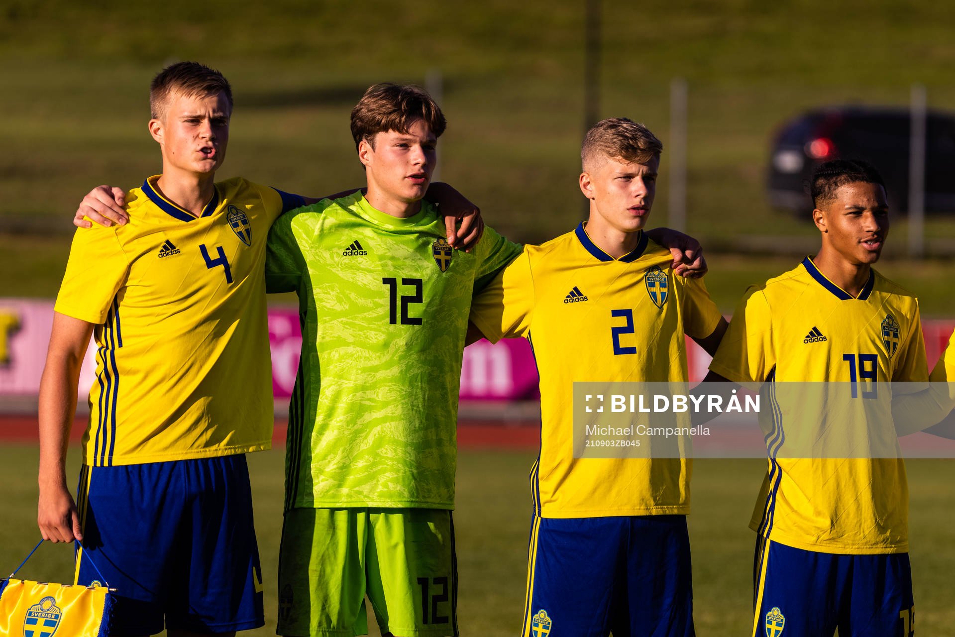 Sveriges Edvin Tellgren, Filip Sidklev, Gottfrid Rapp,