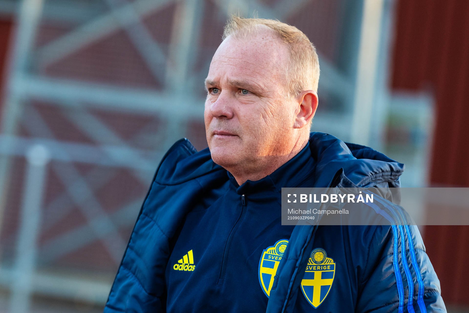 Sveriges tränare Roger Franzén