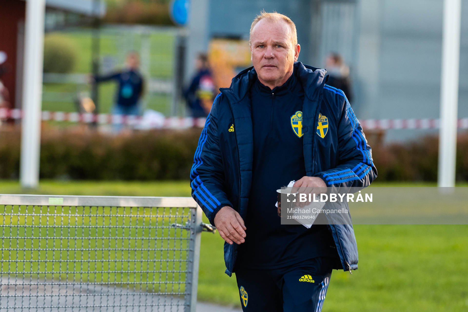 Sveriges tränare Roger Franzén