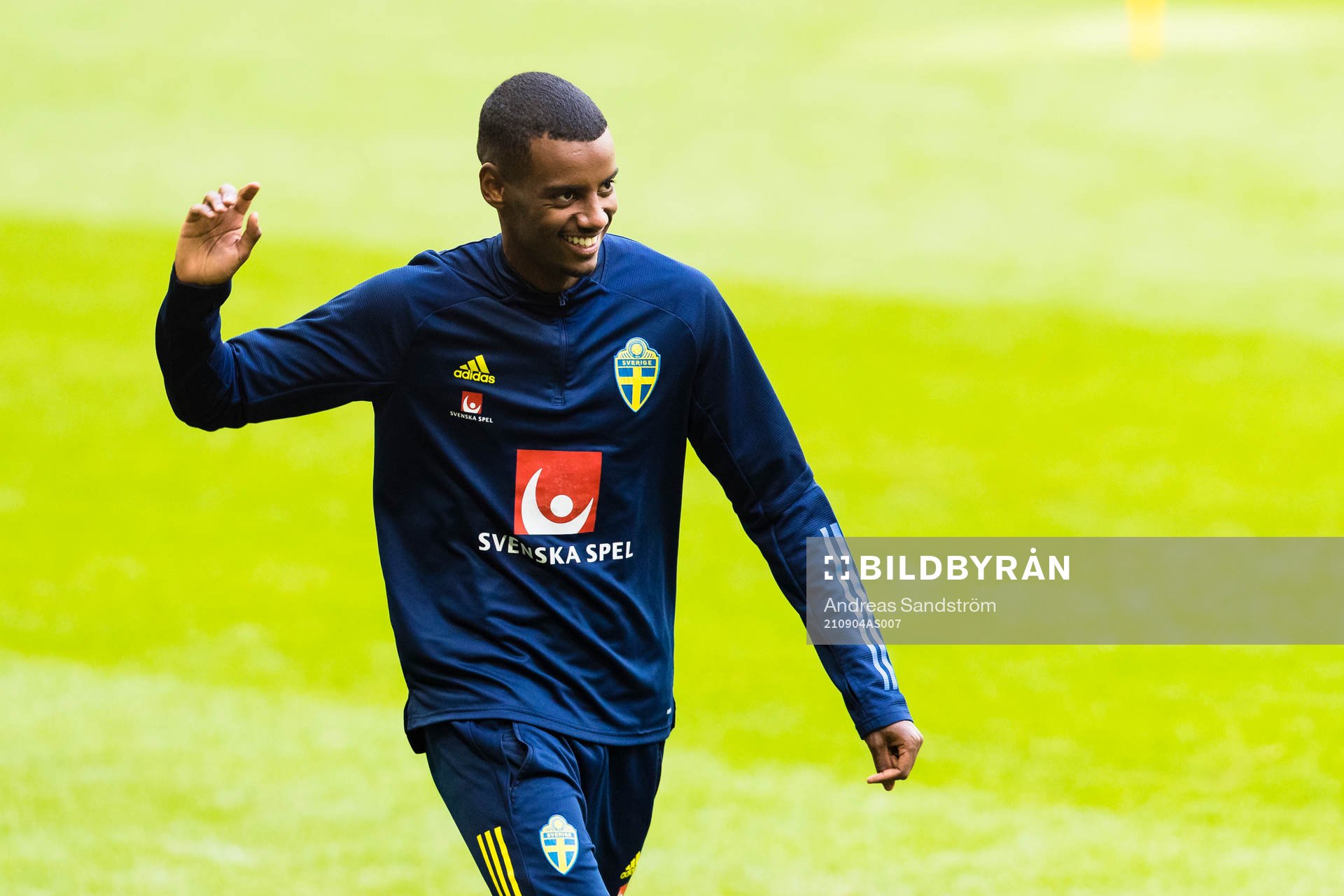 Alexander Isak of Sweden