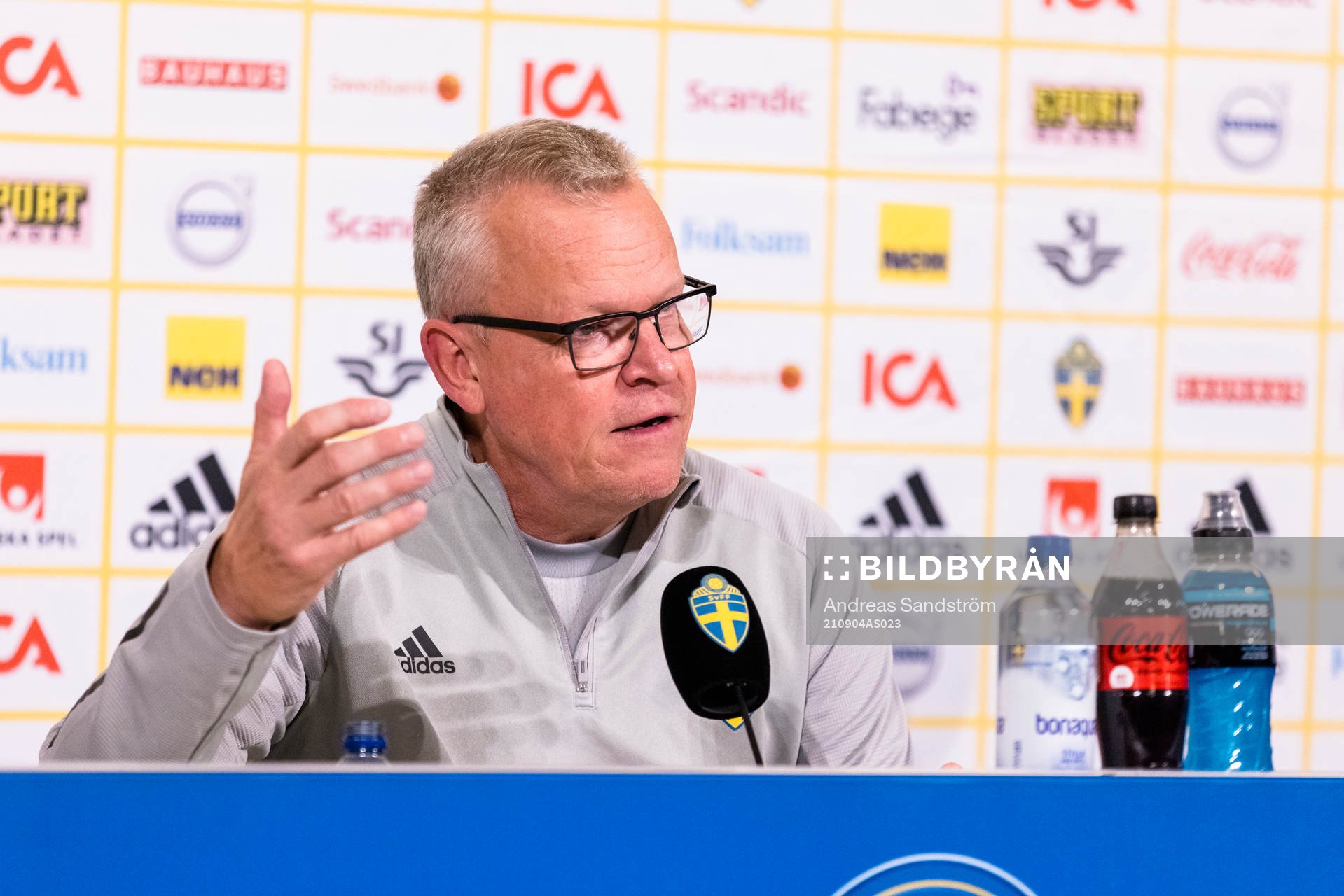 Head coach Janne Andersson of Sweden