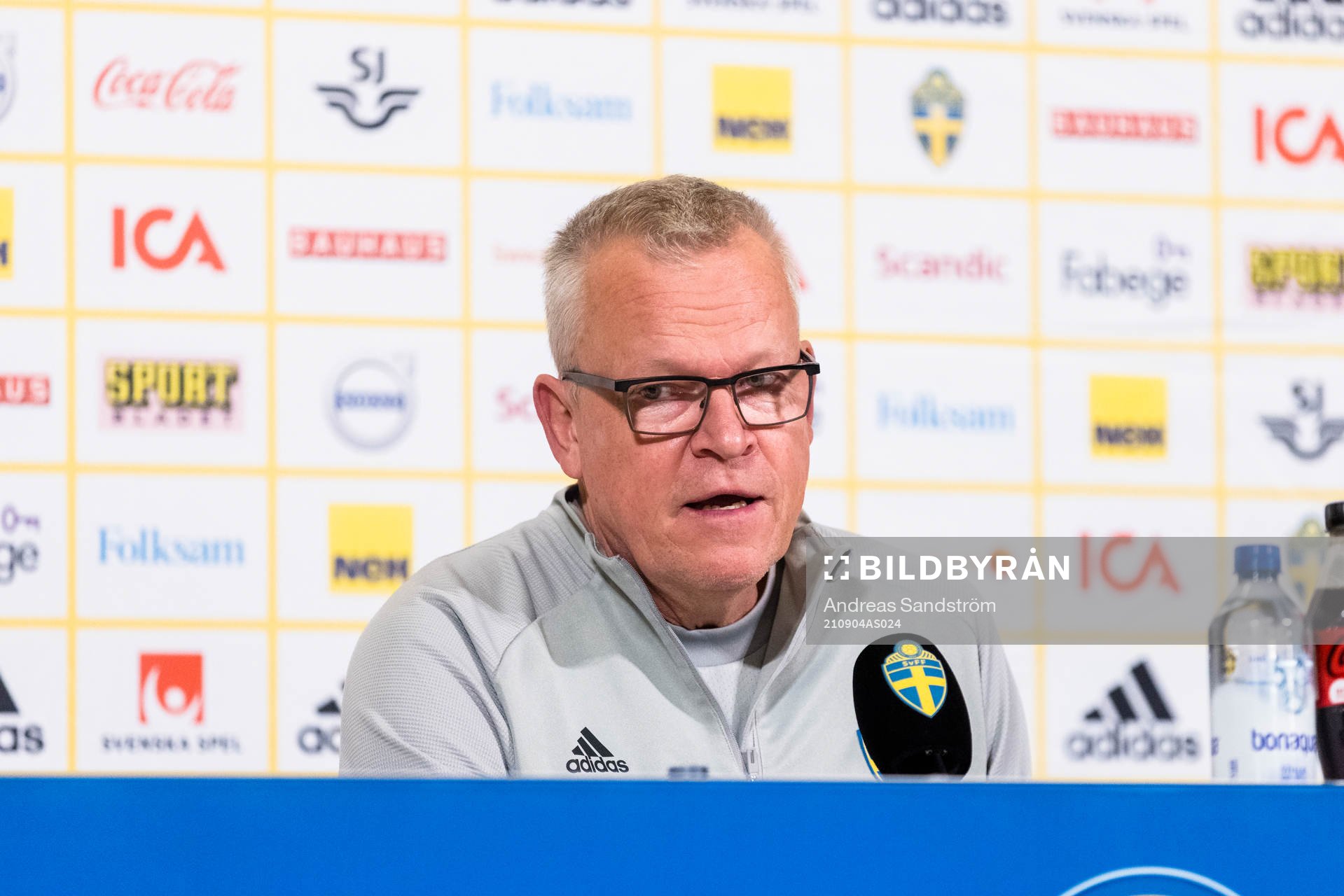 Head coach Janne Andersson of Sweden