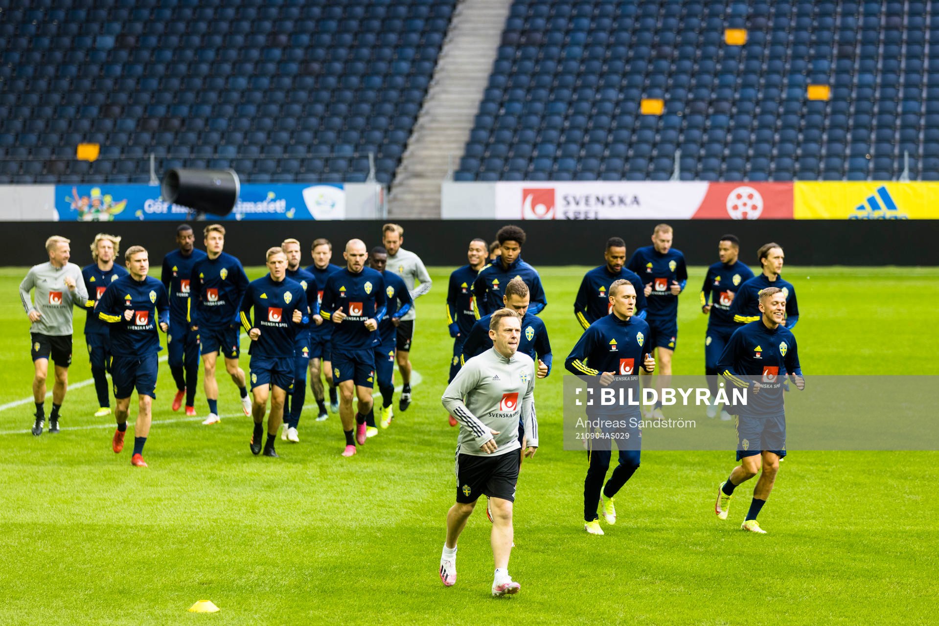 The national team of Sweden