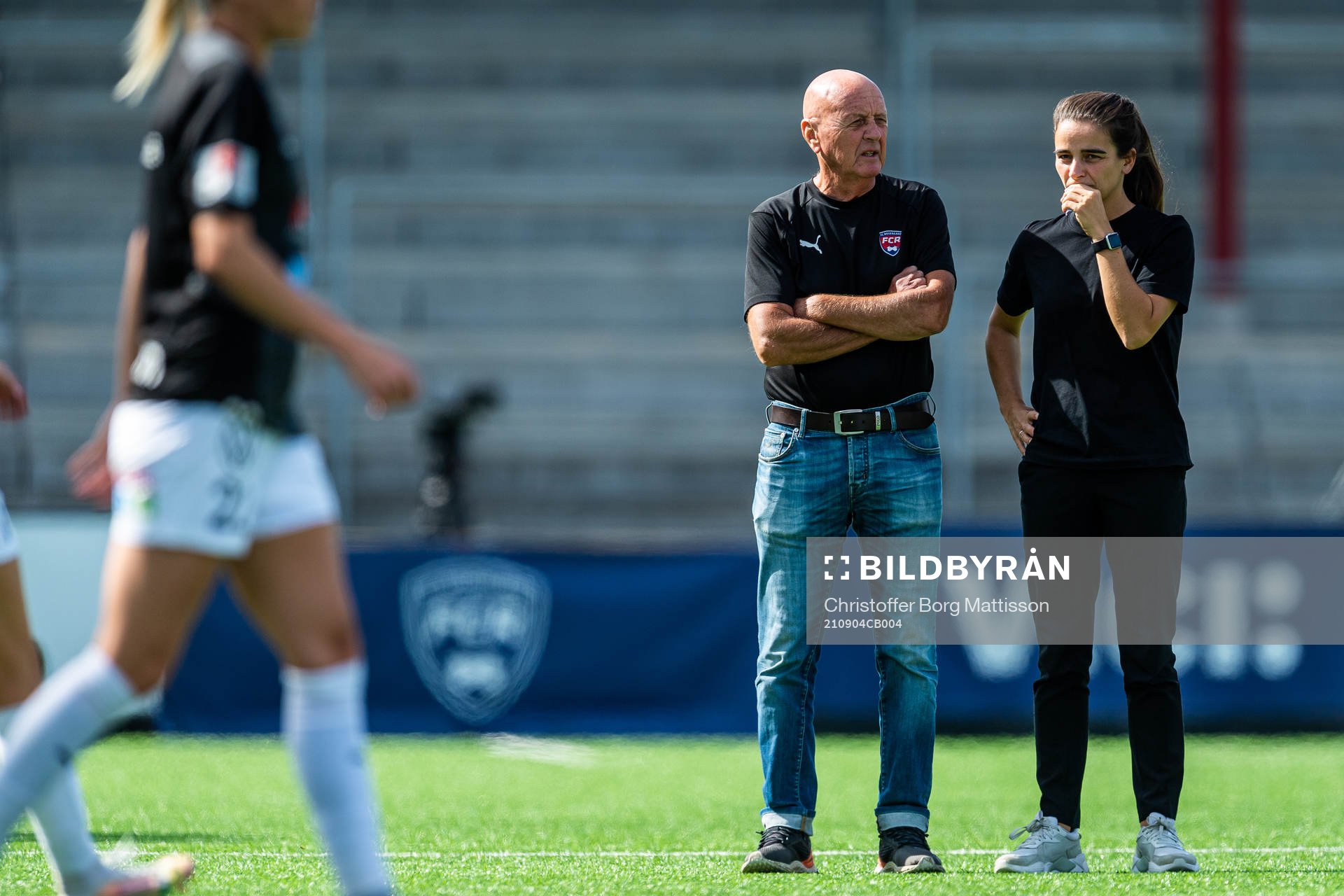 Rosengårds Erling Nilsson och tränare Renee Slegers