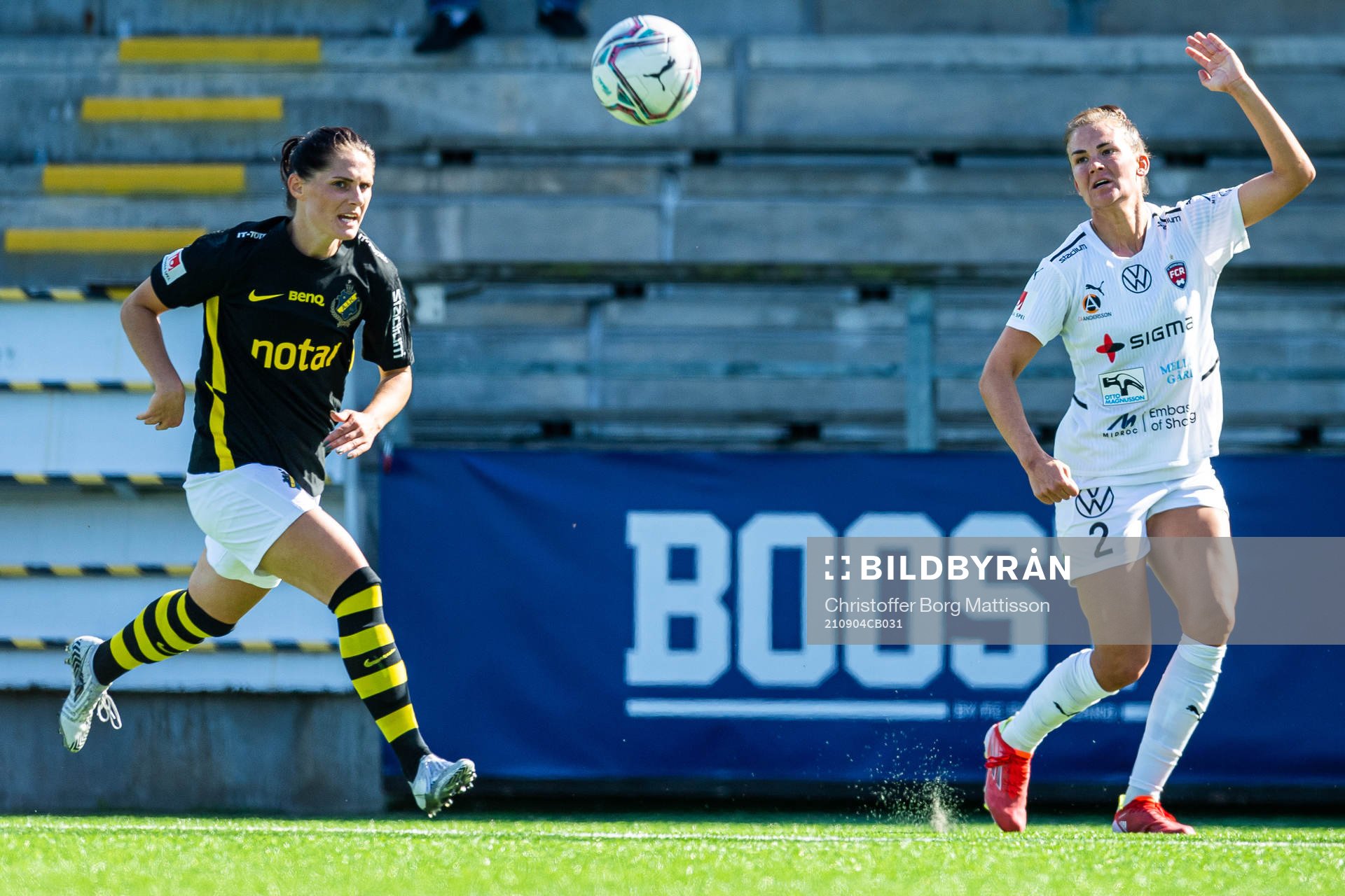 s Linda Hallin och Rosengårds Katrine Veje
