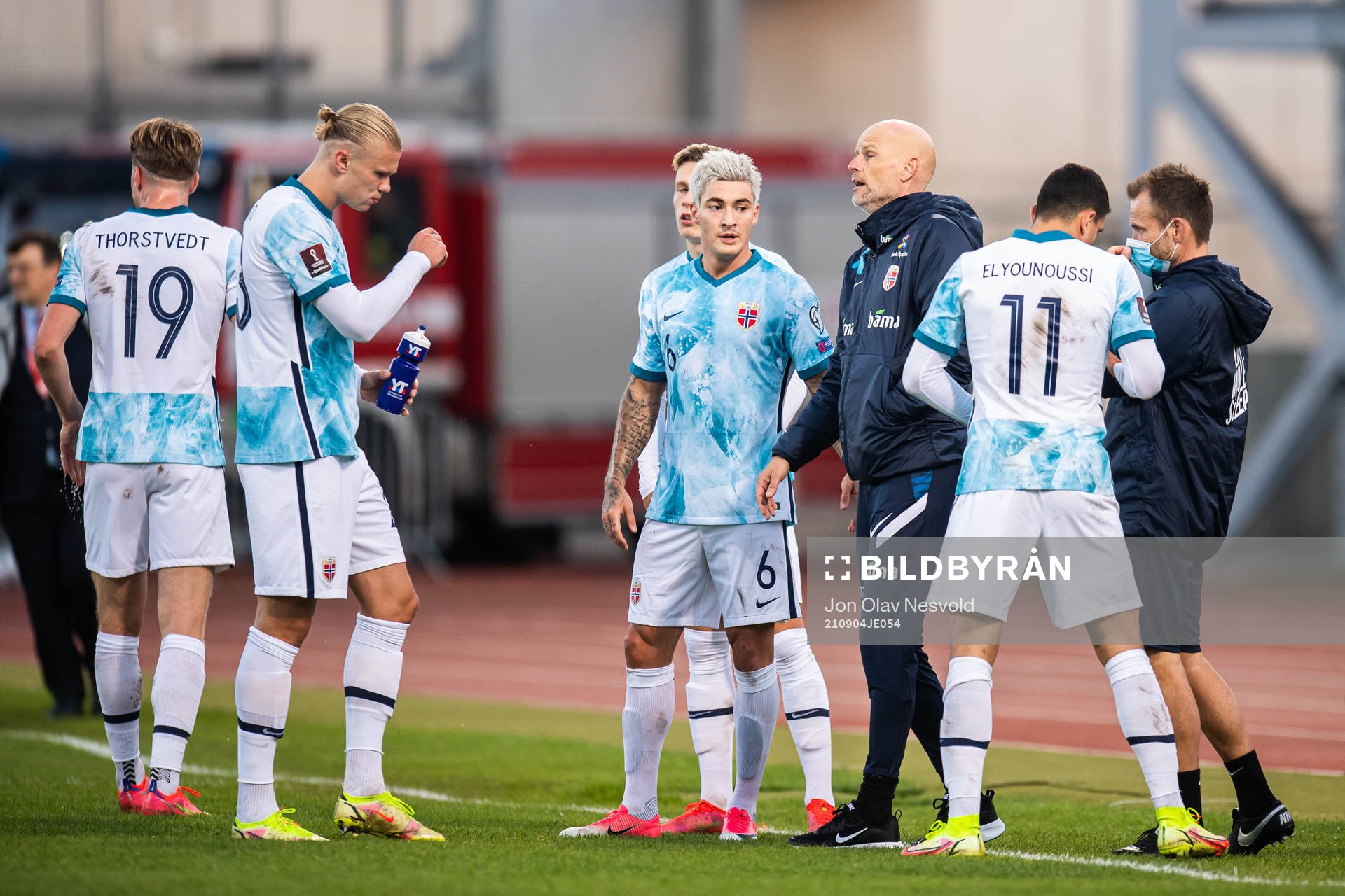 Erling Braut Haaland, Mathias Normann and Ståle Solbakken,