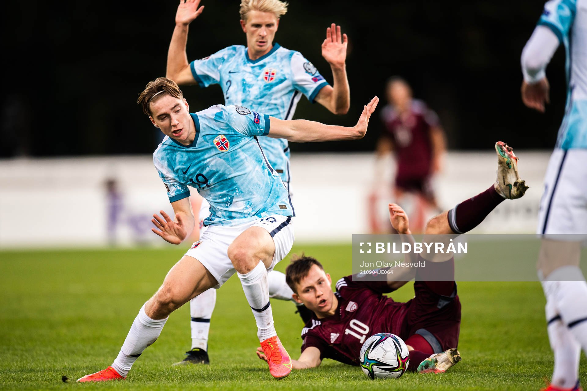 Kristian Thorstvedt of Norway and Janis Ikaunieks of Latvia